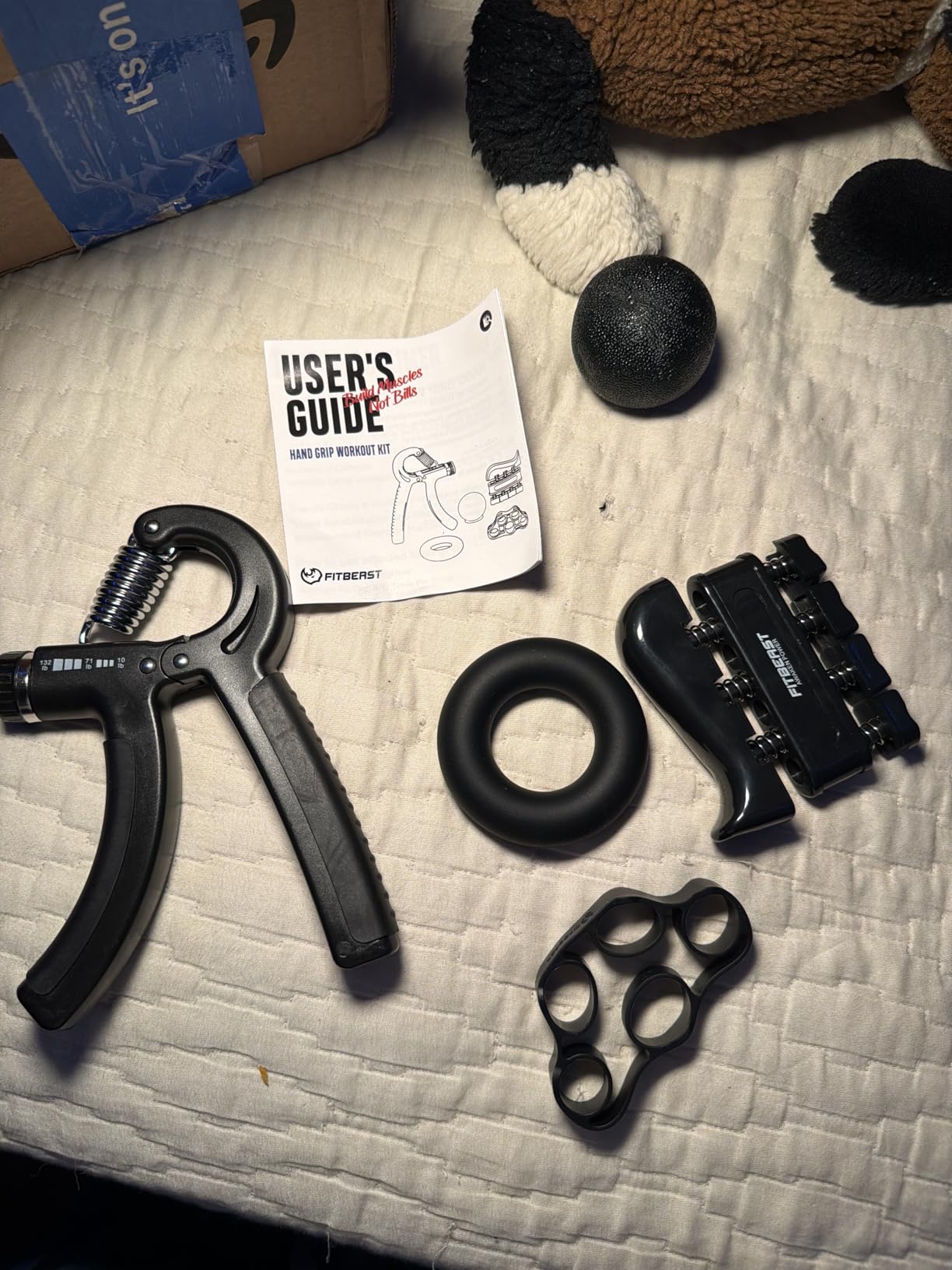 FitBeast Grip Strengthener Forearm Strengthener Hand Grips Strengthener Kit - 5 Pack Adjustable Resistance customer photo 2