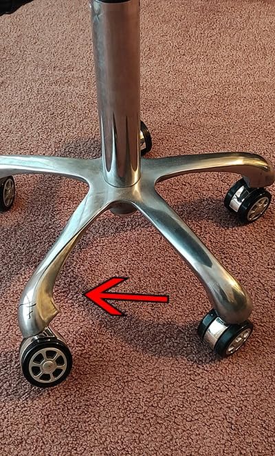 Kaleurrier Rolling Saddle Stool for Salon Kitchen Swivel Desk Chairs customer photo 2