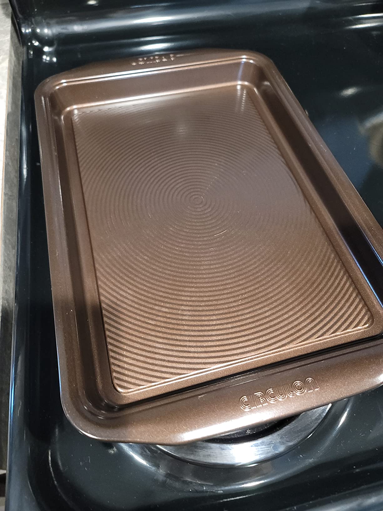 Circulon Bakeware Nonstick Cookie Pan Set, Cookie Sheets for Baking, 2-Piece, Gray customer photo 2