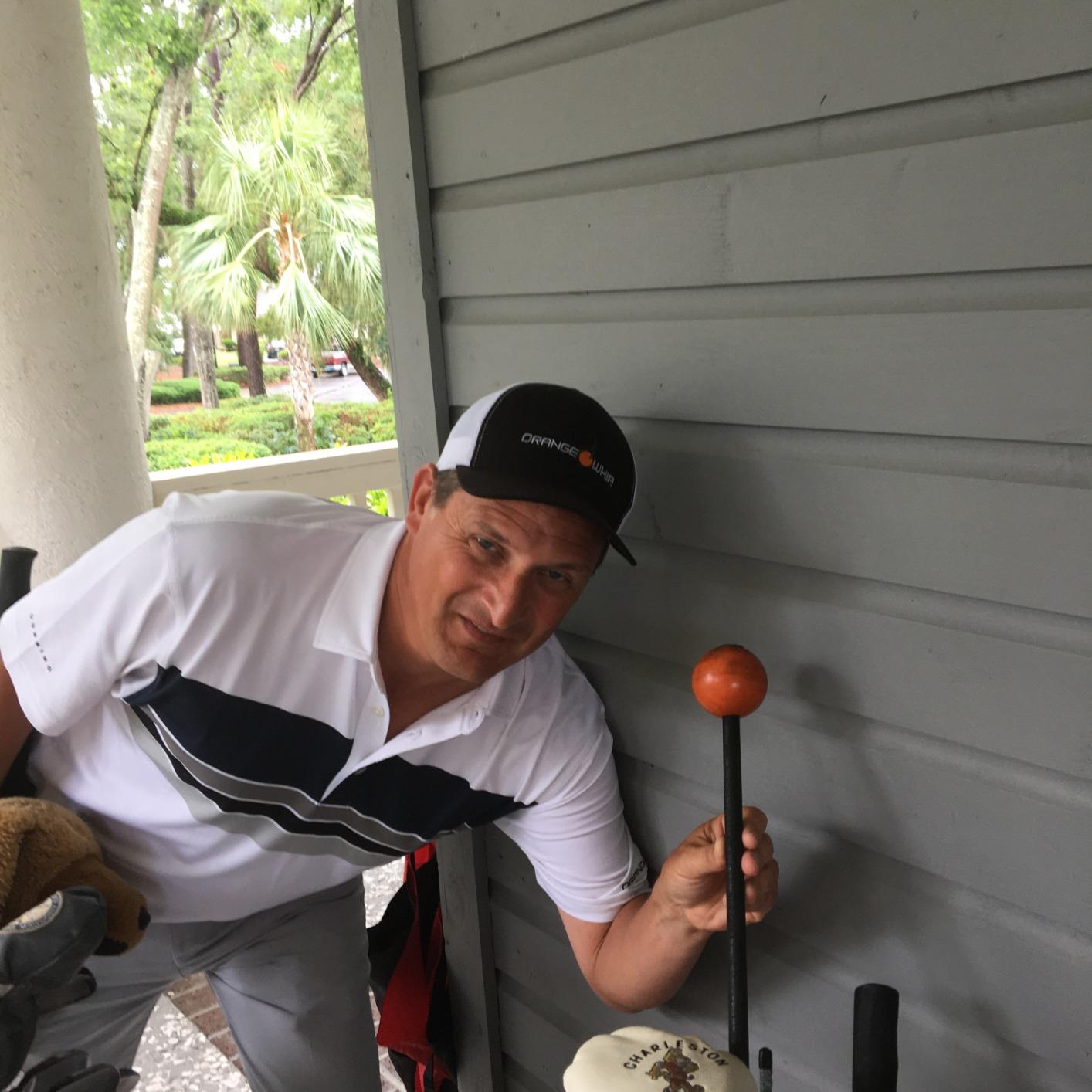 Orange Whip Golf Swing Trainer Aid Patented & Made in USA for Improved Rhythm, Flexibility, Balance, Tempo, and Strength *American Made* customer photo 2