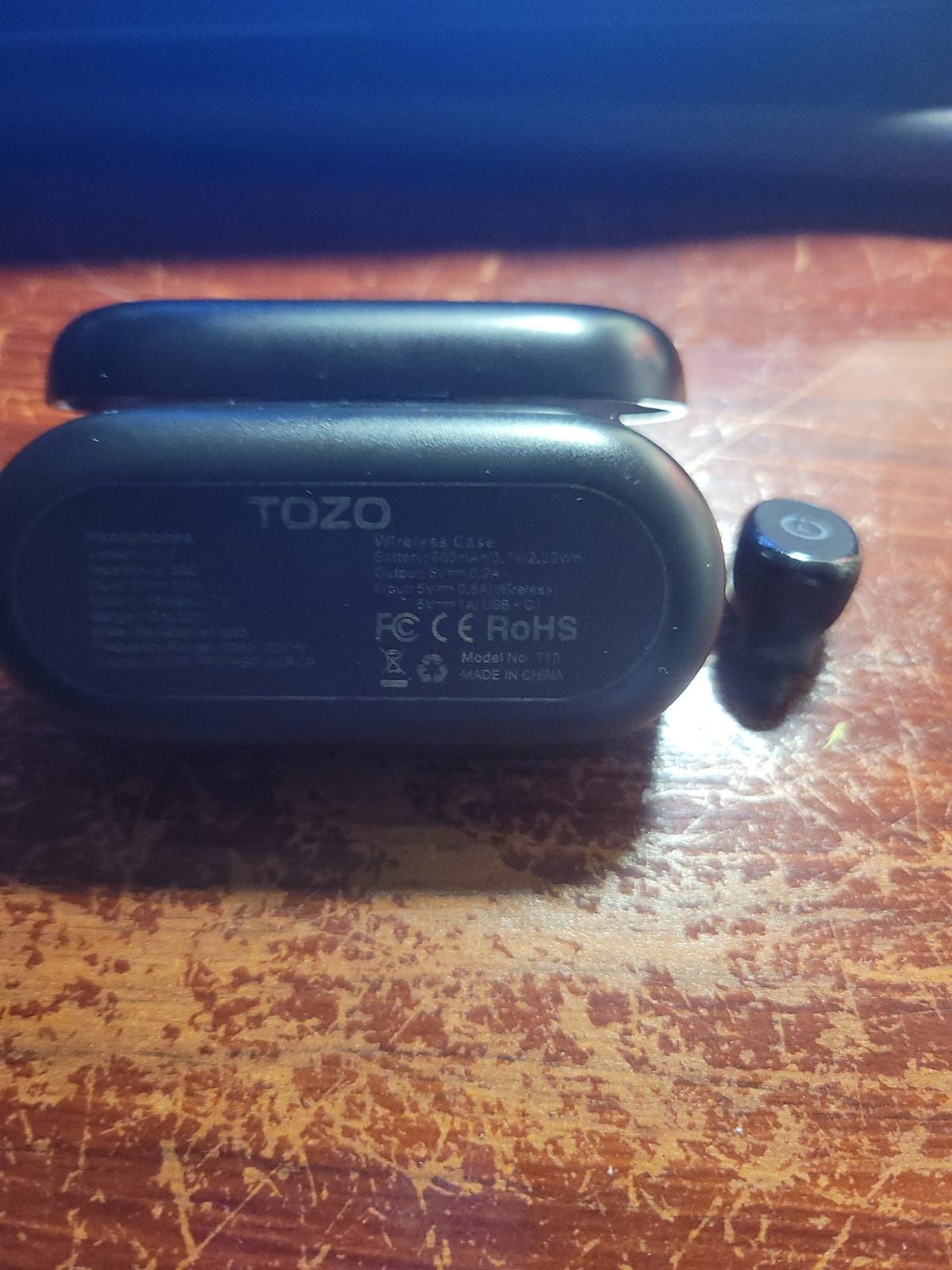 TOZO T10 Wireless Earbuds Powerful Bass Stereo Wireless Charging, APP, IPX8 | Waterproof, 55H Playtime, Ergonomic Design In Ear buds, App Customize EQ, Bluetooth 5.3 Headphones for Work, Travel, Black customer photo 1