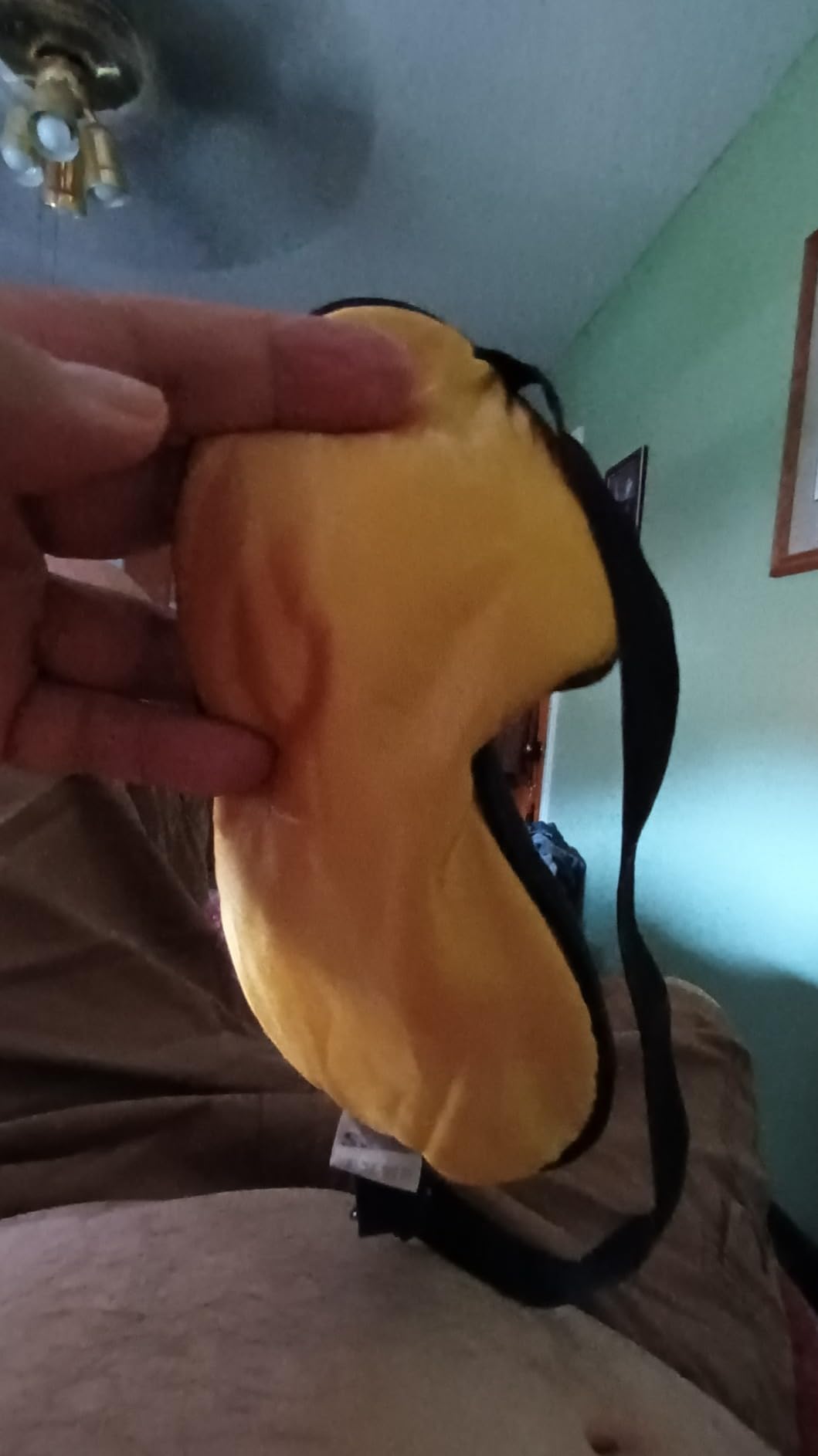 Silk Sleep Mask, Blackout Eye Mask for Sleeping with Adjustable Strap customer photo 2