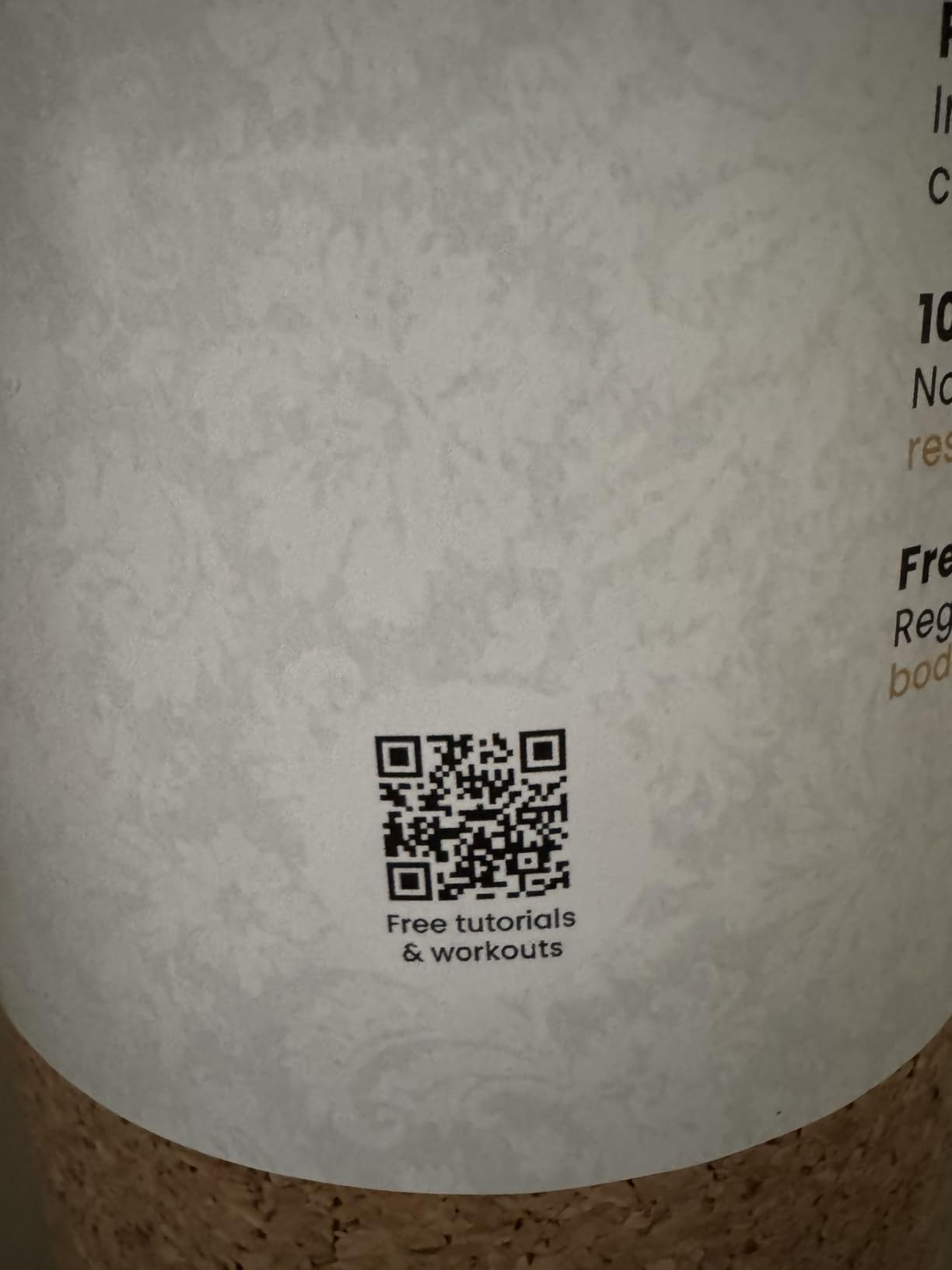 Luxury Cork Yoga Mat - Non Slip, Extra Thick Grip. Extra Large & Long. More Comfort and Support. Tough Enough For Hot Yoga. Cork + Natural Rubber, Non Toxic and Eco Friendly. Optional Alignment Lines. customer photo 2