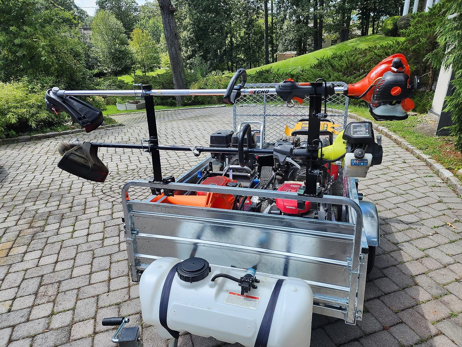 DK2 4.5 x 7.5 Galv Trailer (Drive-Up Gate Included), Load Capacity 1639 lb, Deck Length 7.5 ft, Deck Width 4.5 ft, Model# MMT5X7G-DUG customer photo 2