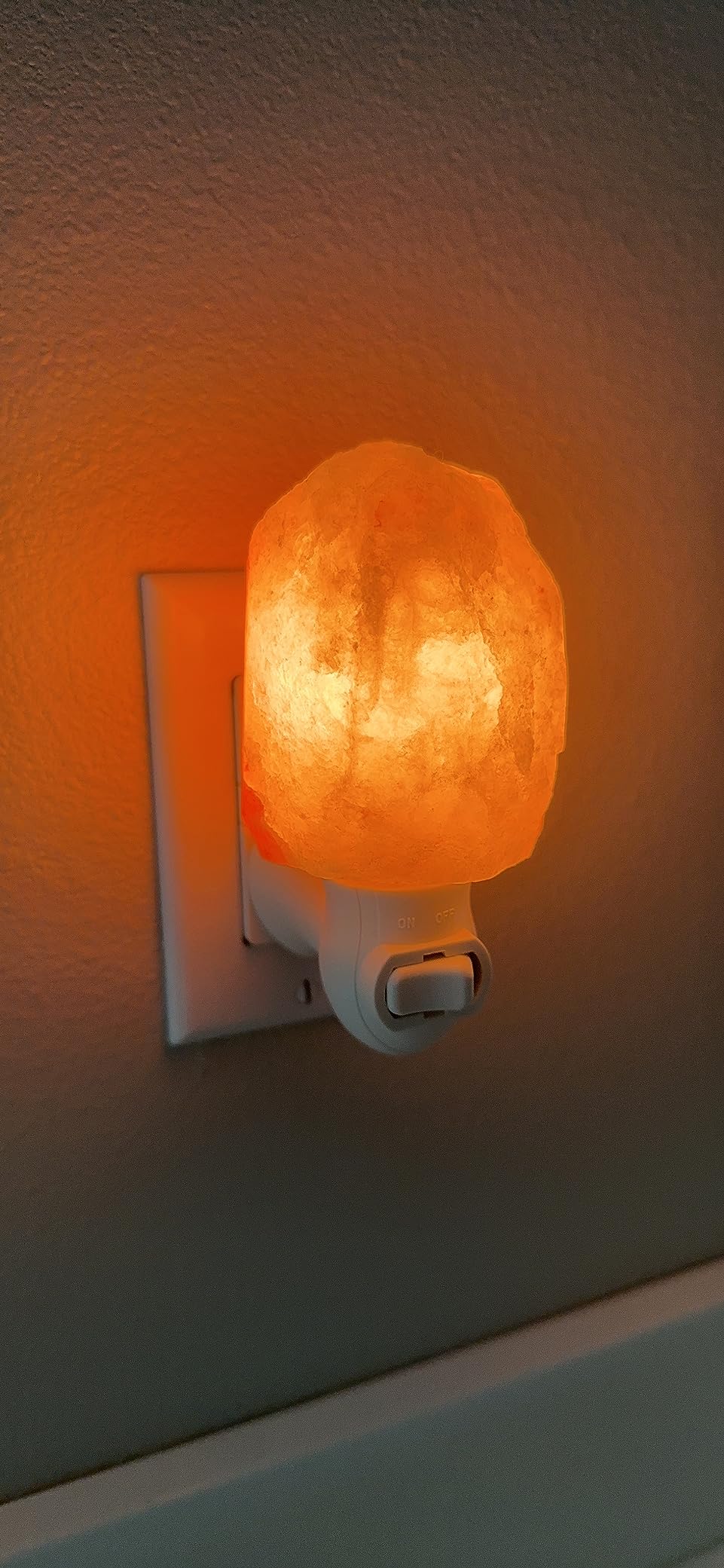 Spantik Pink Himalayan Salt Lamps - Hand Carved, Natural Night Lights for Bedrooms and Home Decor customer photo 1