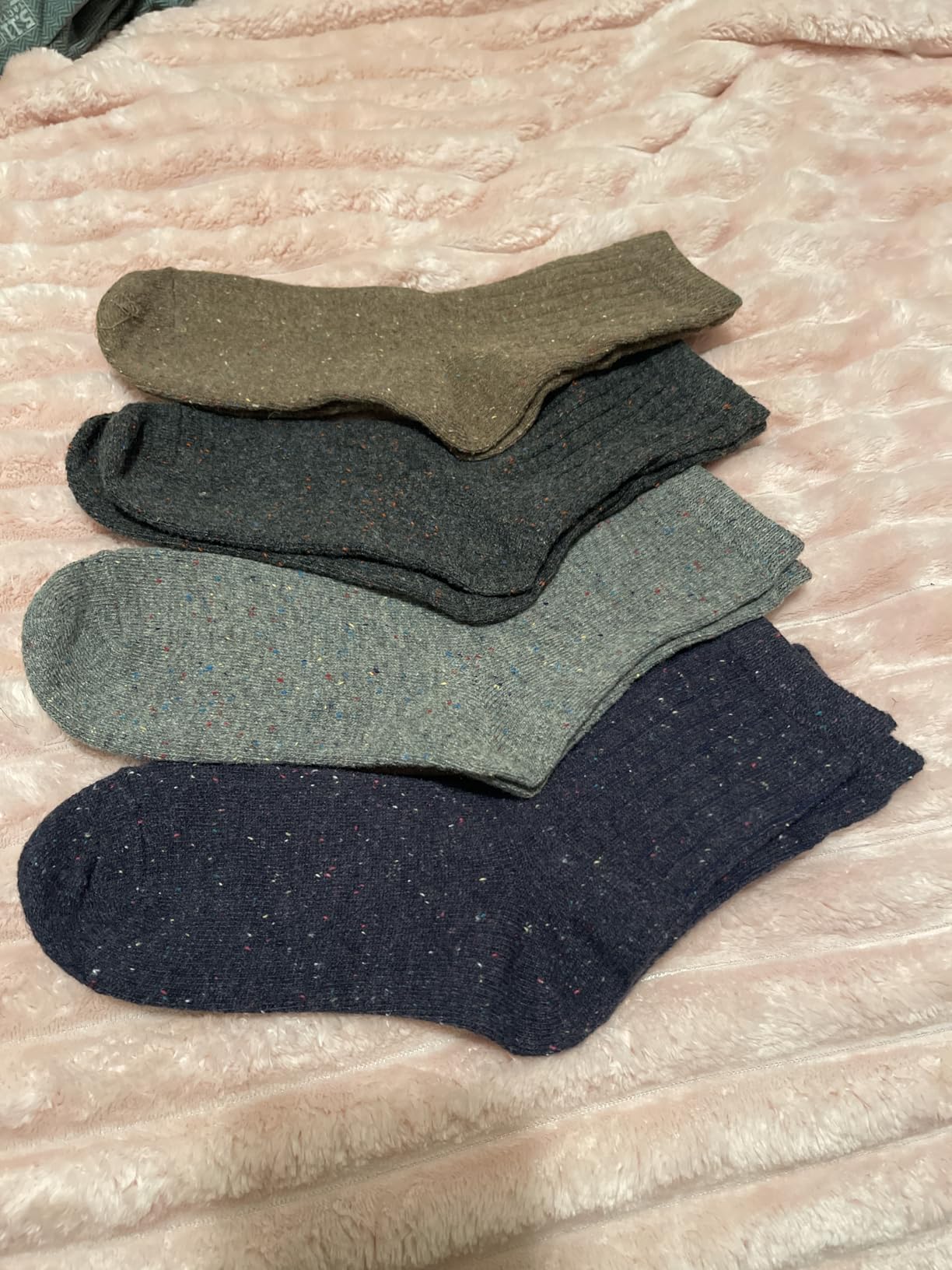 Sandsuced 5 Pack Merino Wool Boot Hiking Socks for Women Warm Winter Thick Thermal Cozy Work Soft Ladies Socks customer photo 1