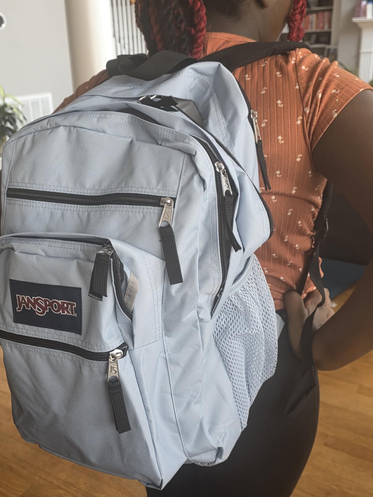 JanSport Laptop Backpack - Computer Bag with 2 Compartments, Ergonomic Shoulder Straps, 15” Laptop Sleeve, Haul Handle - Navy customer photo 2