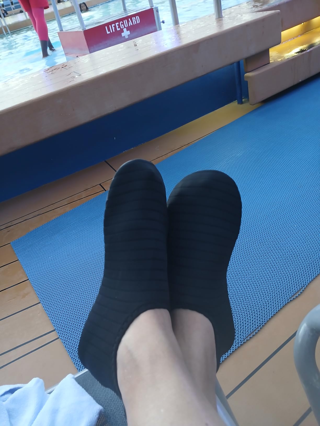 SIMARI Water Shoes for Women Men Swim Aqua Socks Beach Pool Essentials Barefoot Surf River Boat Kayak Sea Yoga Sand Exercise Sport Accessories Breathable Quick-Dry Adult Youth Kid Size SWS001 customer photo 2