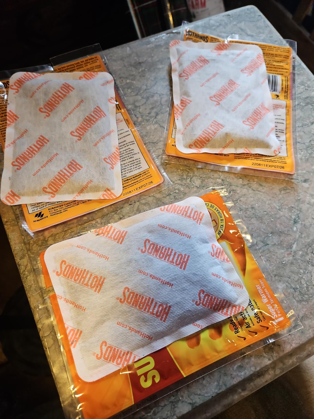 HotHands 54-Count Hand Warmers, Long Lasting, Safe, Natural, Odorless, Air Activated customer photo 1