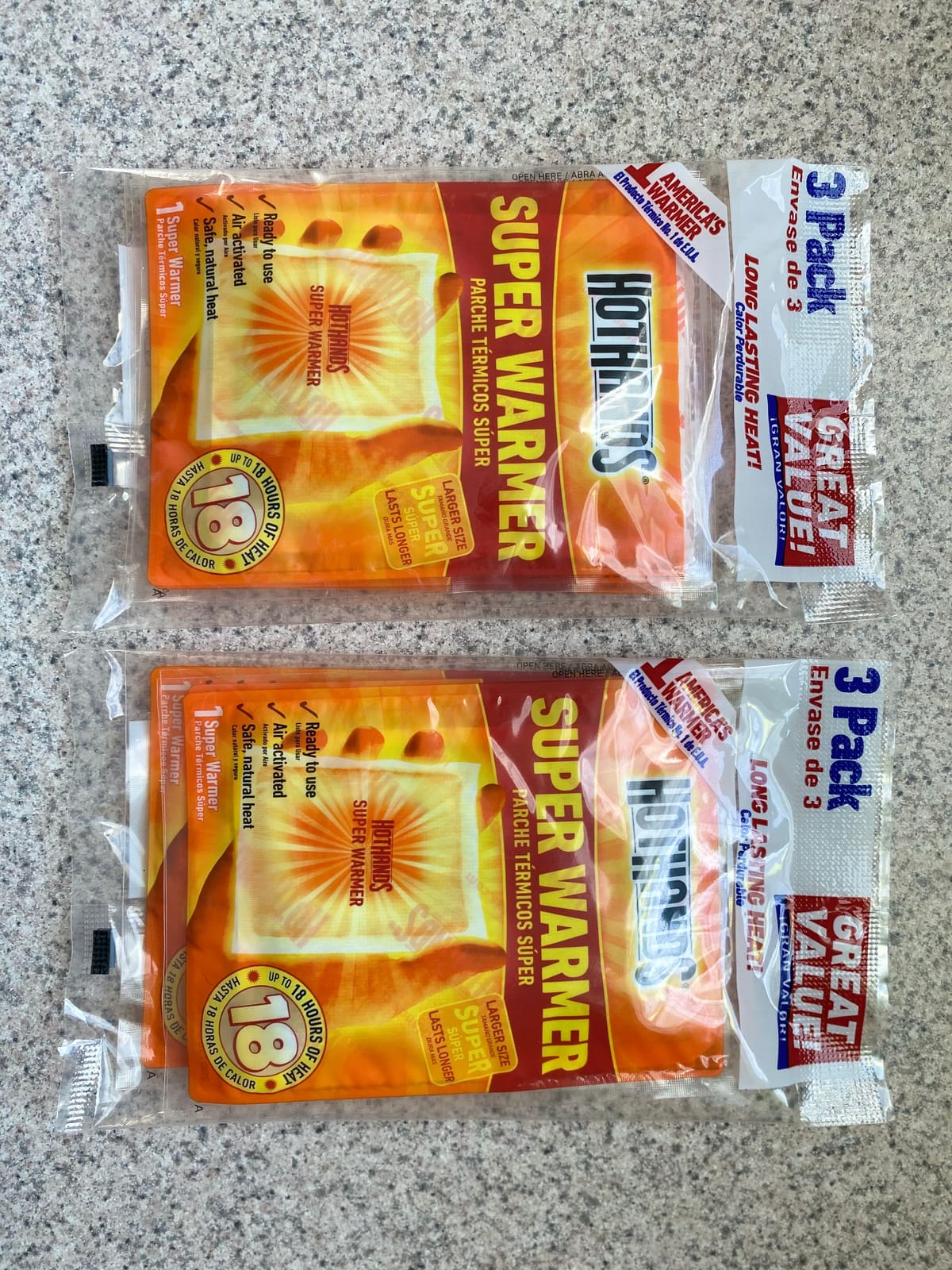 HotHands 54-Count Hand Warmers, Long Lasting, Safe, Natural, Odorless, Air Activated customer photo 2