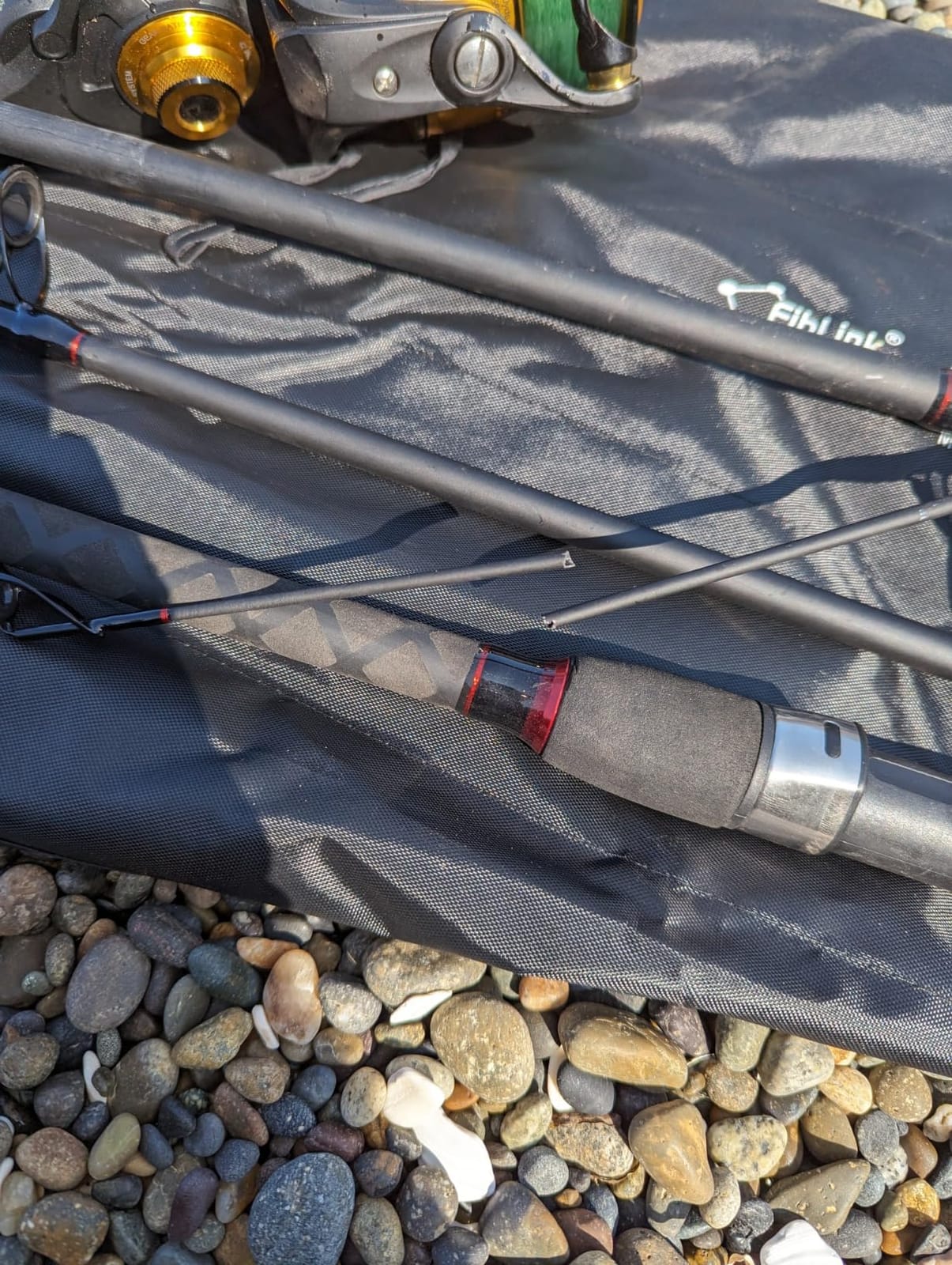 Fiblink Surf Spinning Fishing Rod 4-Piece Graphite Travel Fishing Rod(11 Feet & 13 Feet & 15 Feet) customer photo 2