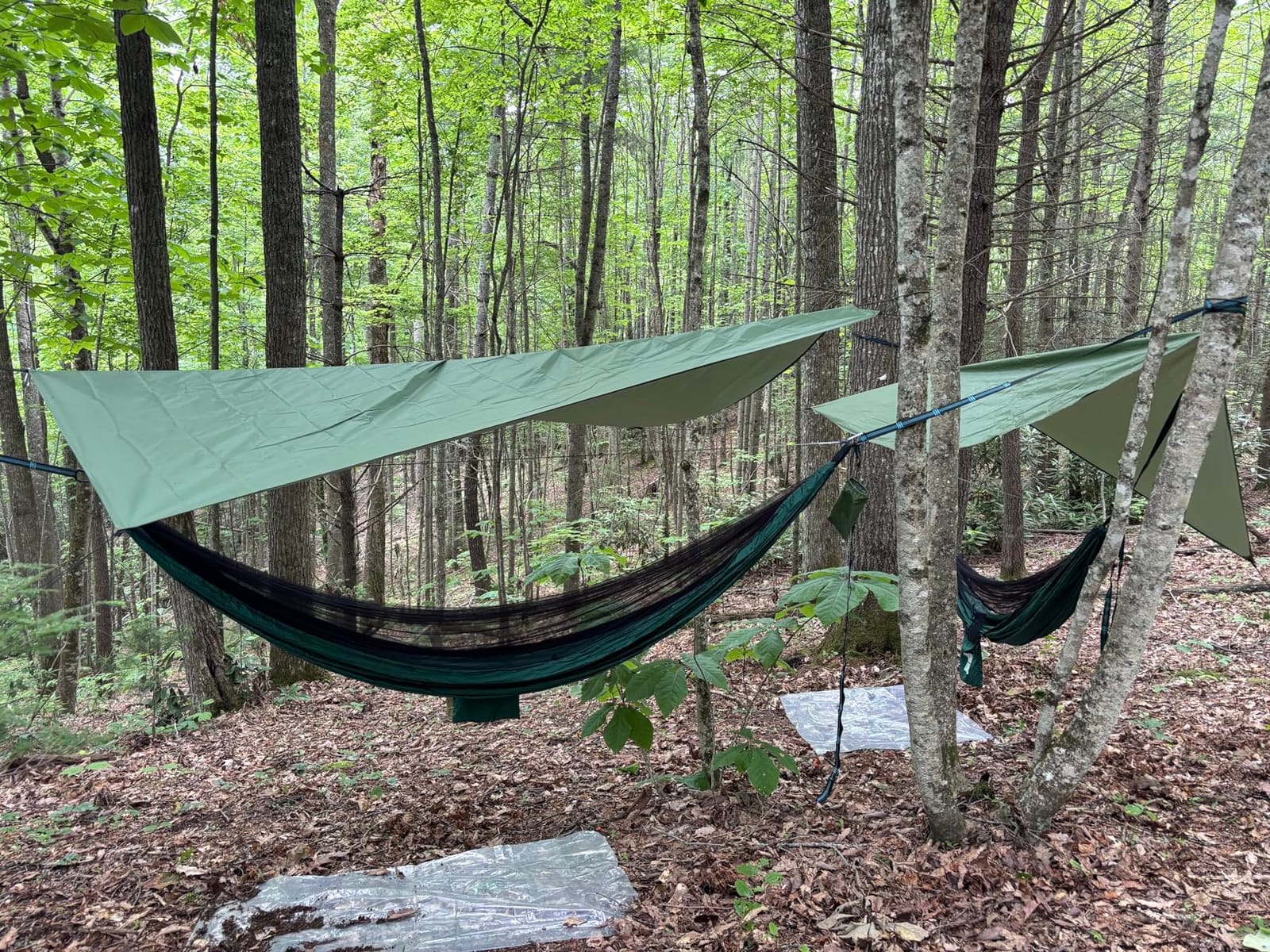 Covacure Camping Hammock, 772 lbs Capacity Double Hammock - Black customer photo 2