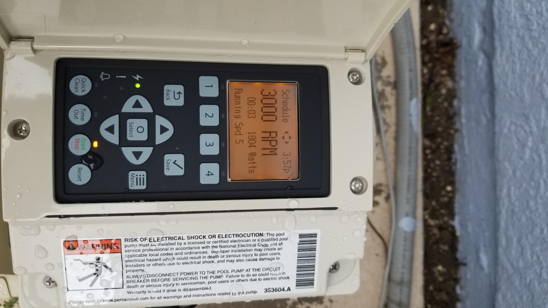 Pentair 011028 IntelliFlo VS Pool Pump, Almond customer photo 1