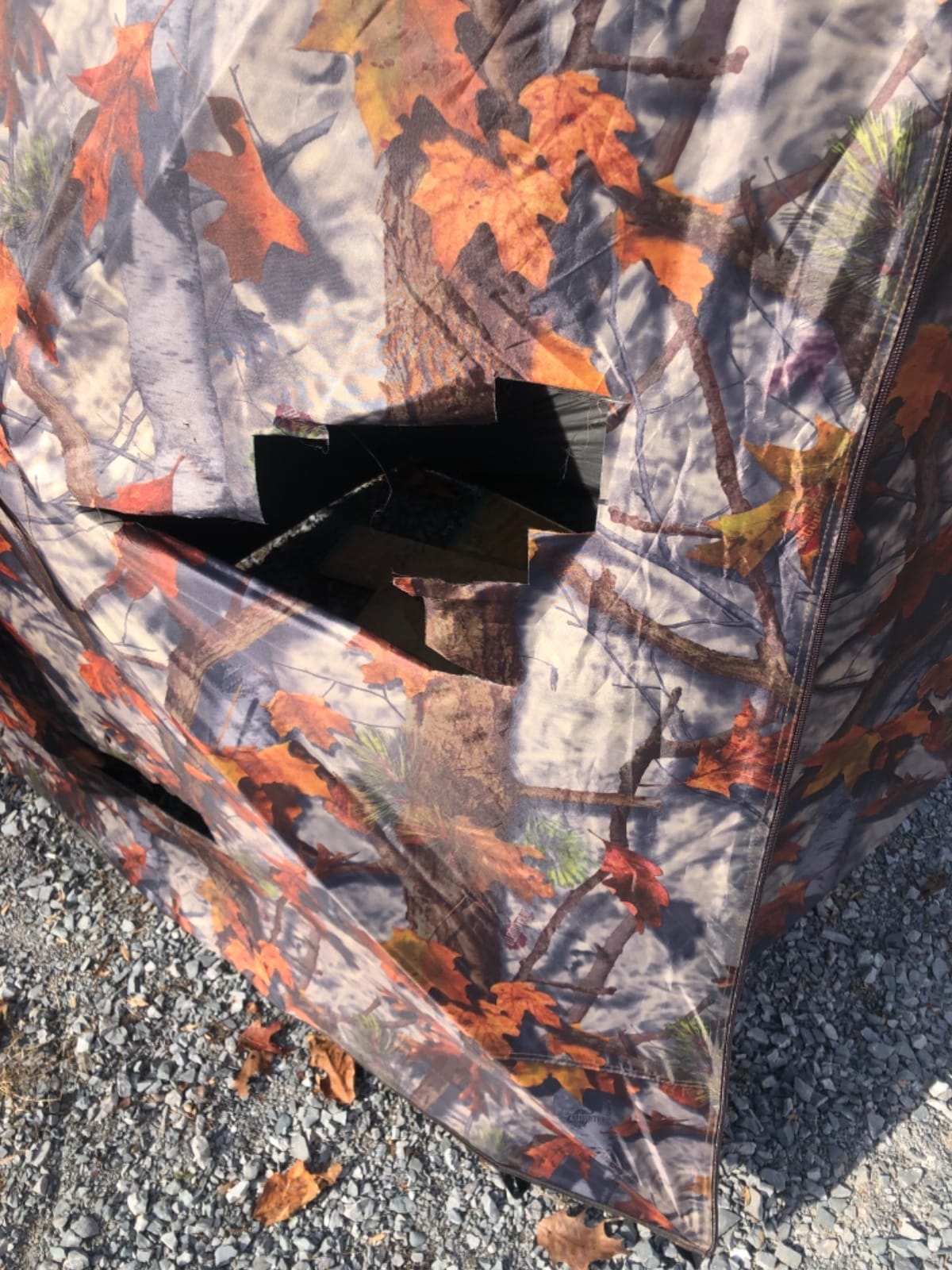Barronett Blinds Prowler 300, Portable Hunting Blind, Tall Hub Blind, Shoot While Standing, Lightweight, 2-Person, Bloodtrail Woodland, 80” x 75” x 75”, PR300BT customer photo 2