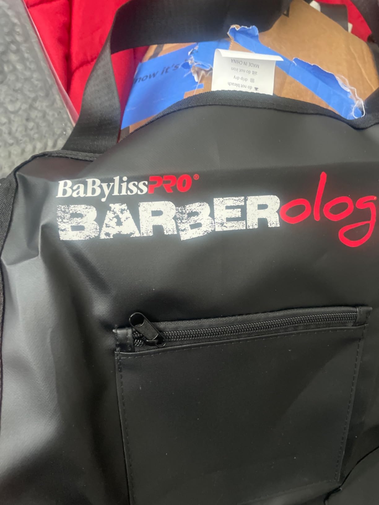 BabylissPRO Barberology Apron - Black customer photo 2