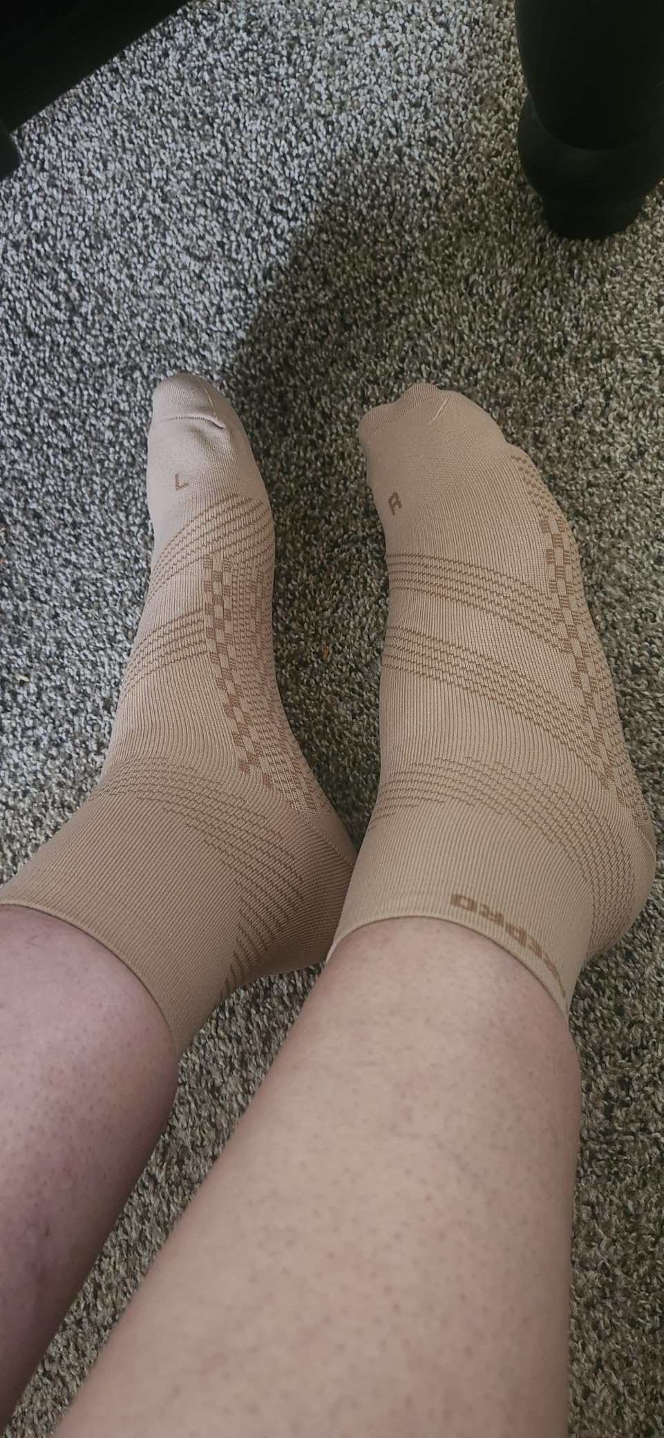TechWare Pro Plantar Fasciitis Socks - Ankle Compression Socks for Women & Men. Achilles Tendonitis Brace & Foot Arch Support customer photo 1