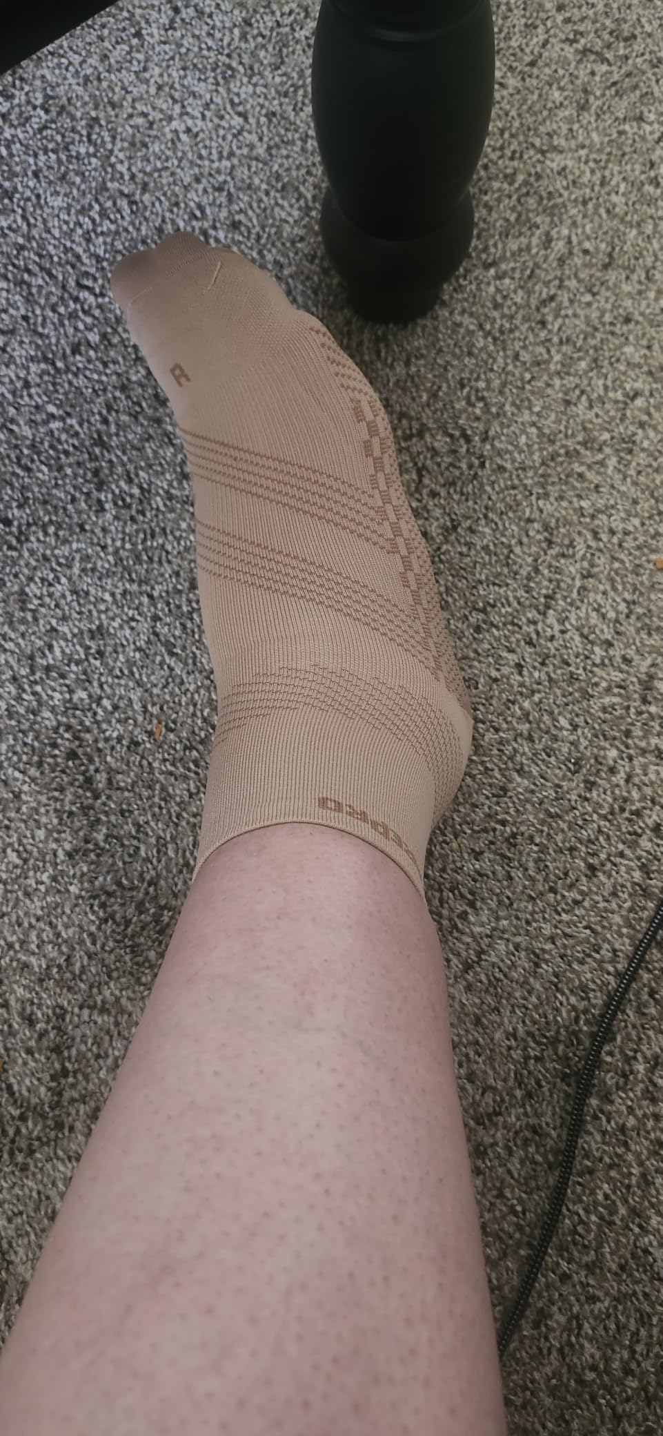 TechWare Pro Plantar Fasciitis Socks - Ankle Compression Socks for Women & Men. Achilles Tendonitis Brace & Foot Arch Support customer photo 2
