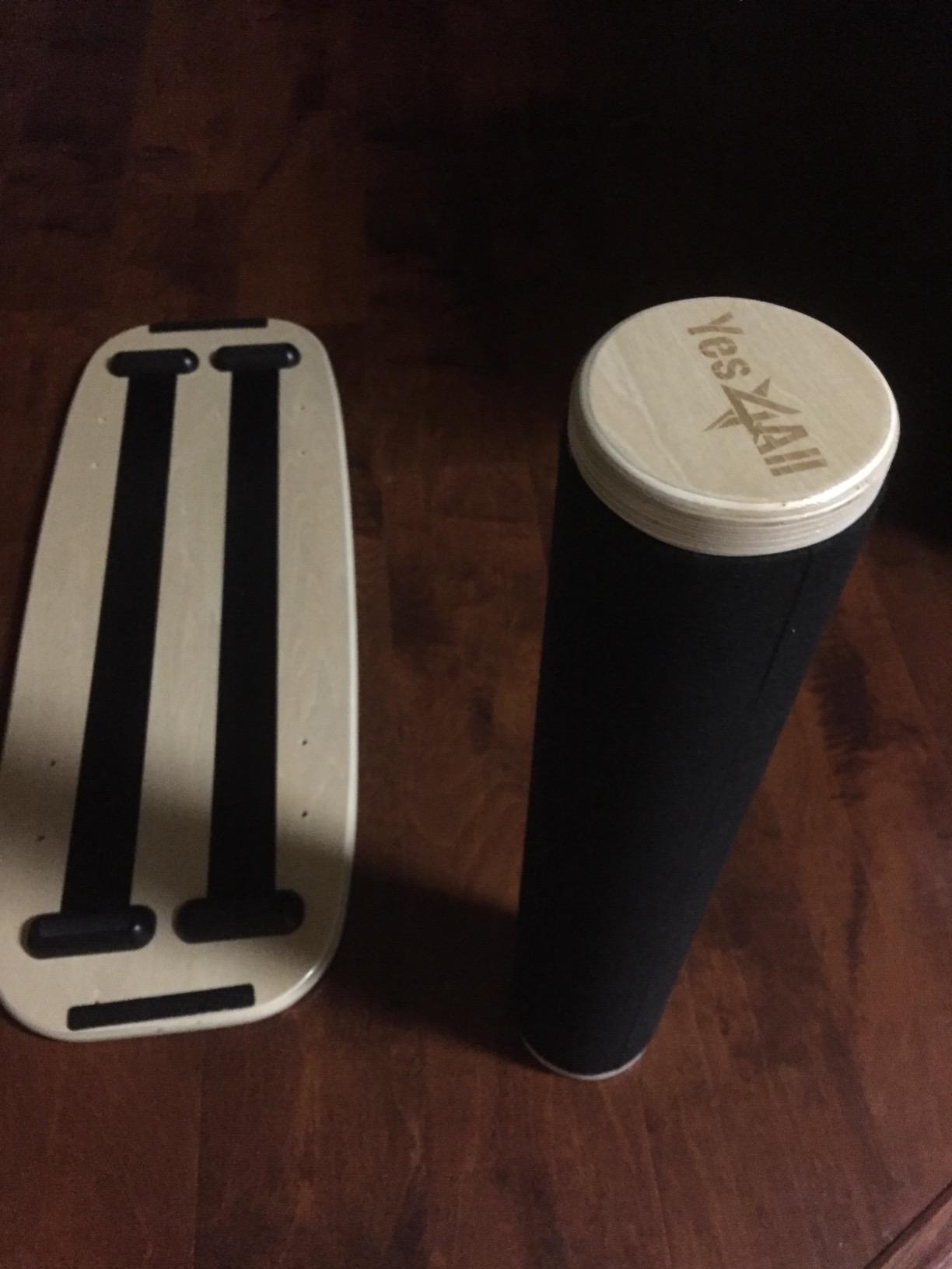 Yes4All Balance Board Sports Trainer, Surf Trainer Board With Adjustable Stoppers, Improve Core Strength and Balance Control customer photo 1