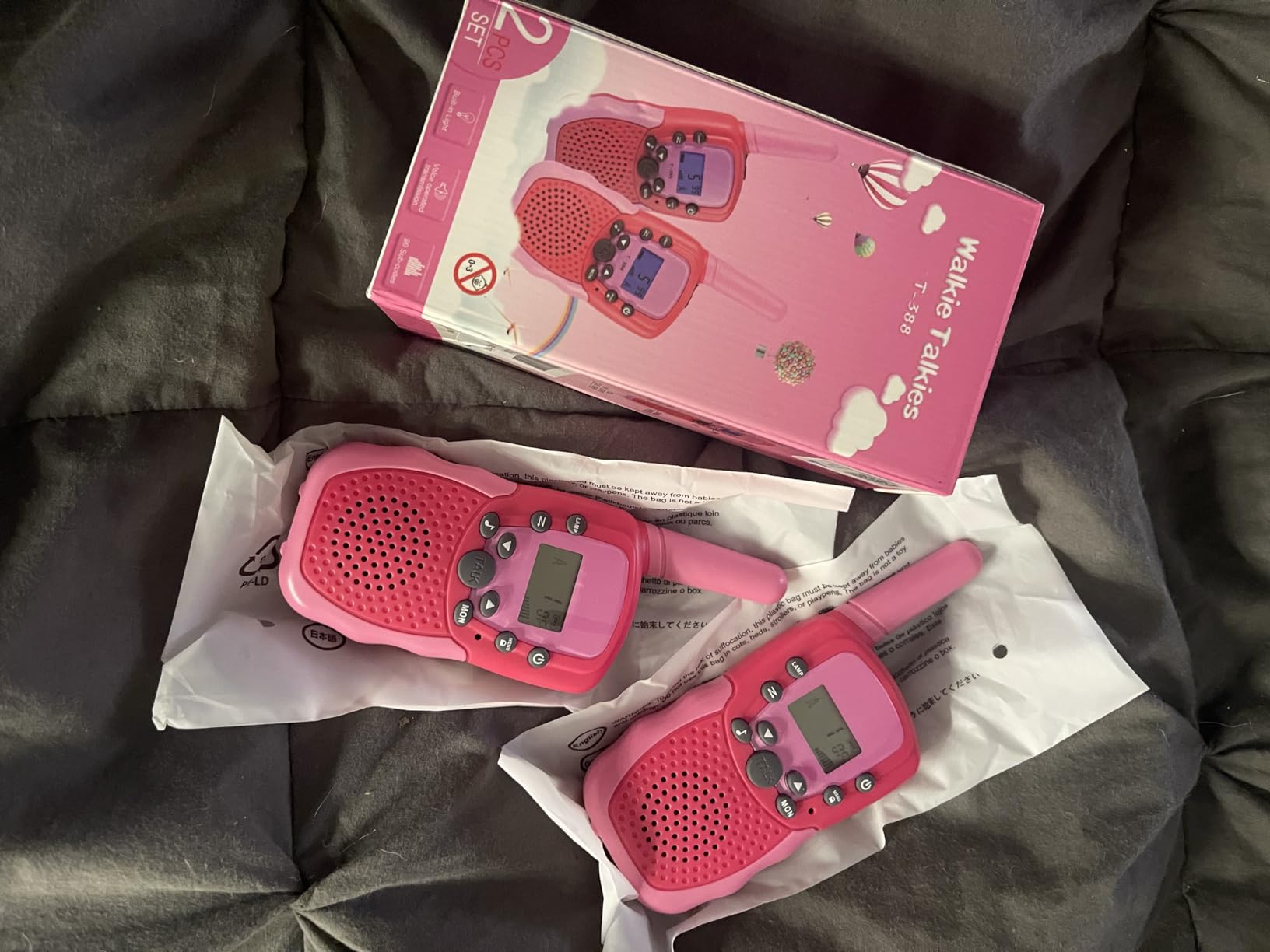 Selieve Toys for 3-12 Year Old Boys Girls, Easter Basket Stuffers, Walkie Talkies for Kids 22 Channels 2 Way Radio Toy with Backlit LCD Flashlight, 3 Miles Range for Outside, Camping, Hiking customer photo 1