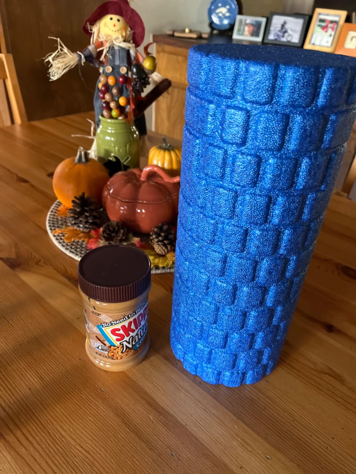 The Original Body Roller - High Density Foam Roller Massager for Deep Tissue Massage of the Back and Leg Muscles - Self Myofascial Release of Painful Trigger Point Muscle Adhesions (Blue) customer photo 1