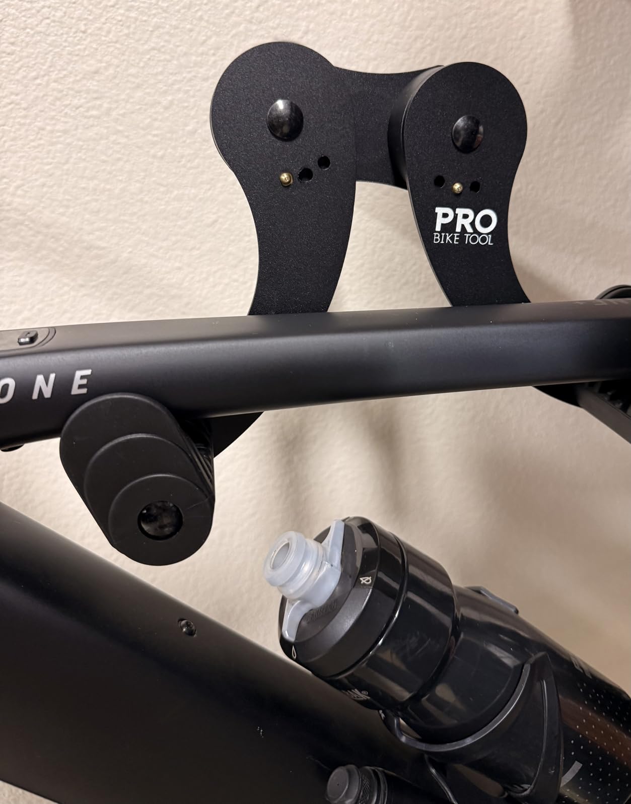 PRO BIKE TOOL Bike Rack for Garage Wall Mount - Horizontal Bike Storage | Fits Road, Mountain & Hybrid Bikes, Adjustable Arms, Rubber Cradles, Space-Saving Design customer photo 1