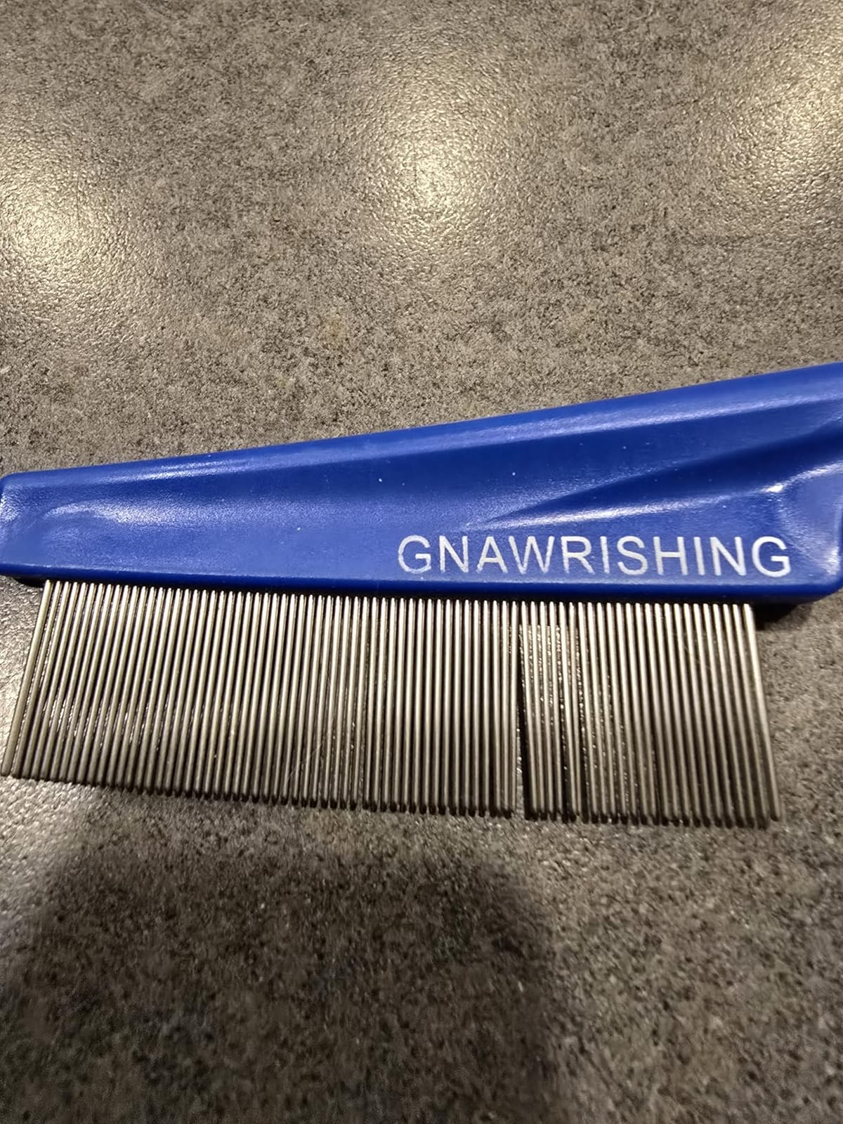 4-Pack Flea Comb for Dogs & Cats Stainless Steel Pet Grooming Comb Set customer photo 1