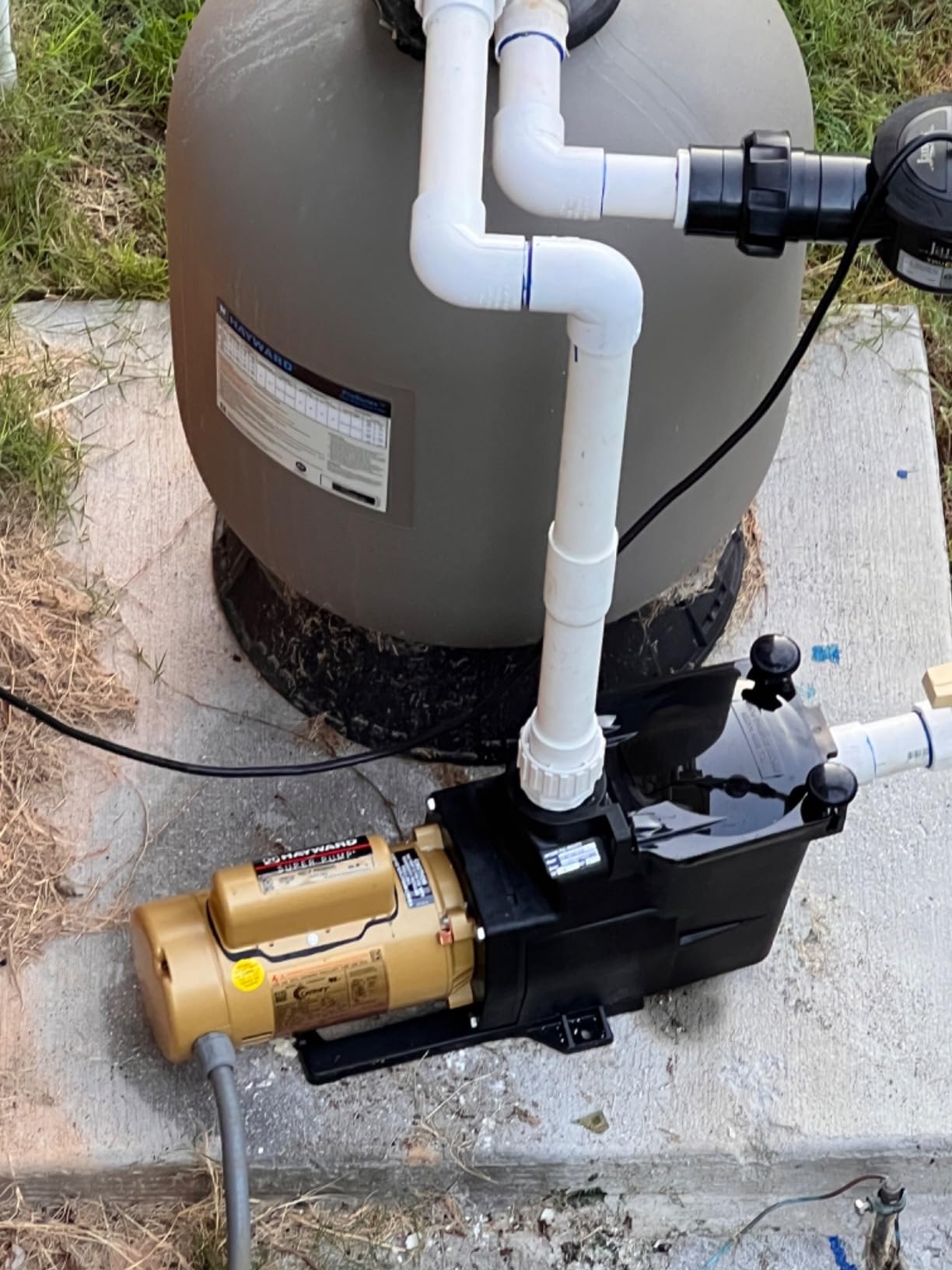 Hayward Super Pump InGround Pool Pump - 1 HP, Quieter Operation & Efficient | W3SP2607X10 Super Pumps for In Ground Pools have Heavy Duty, High-Performance Motors for your swimming pool pump needs. customer photo 2