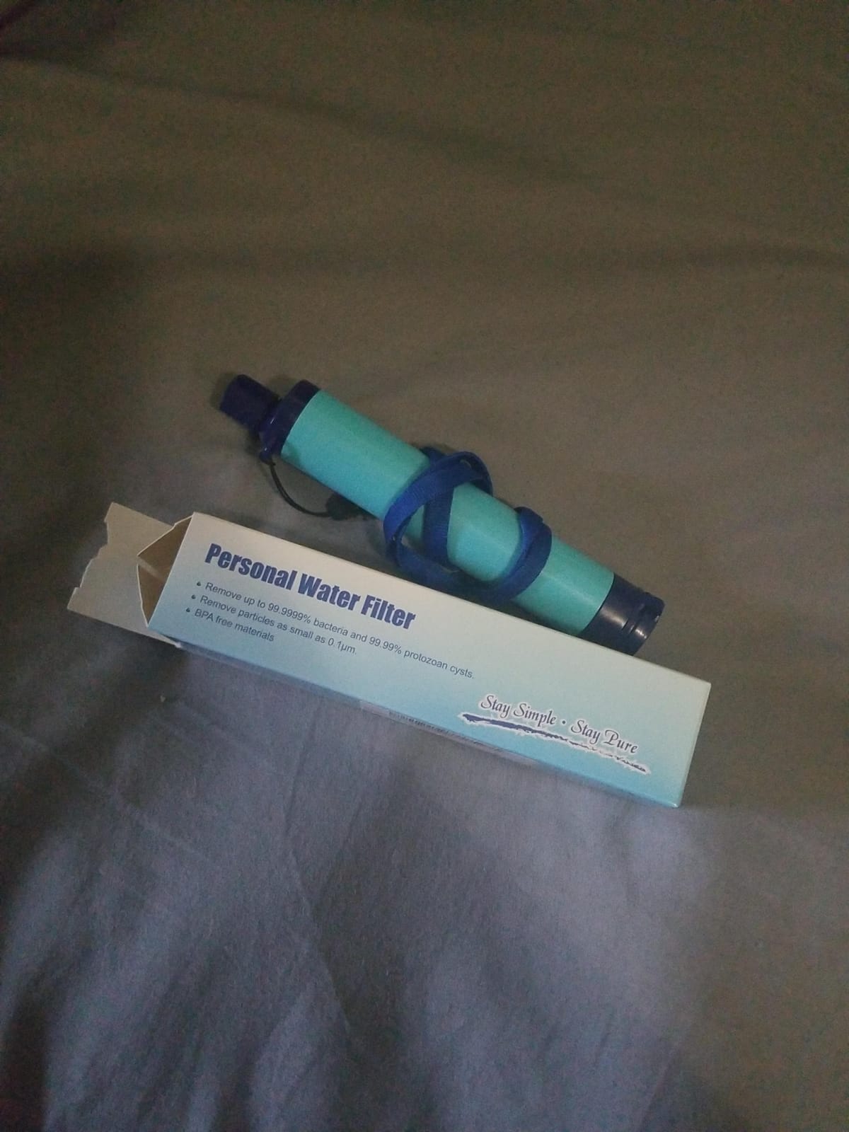 Membrane Solutions Personal Water Filter Straw S1 customer photo 2