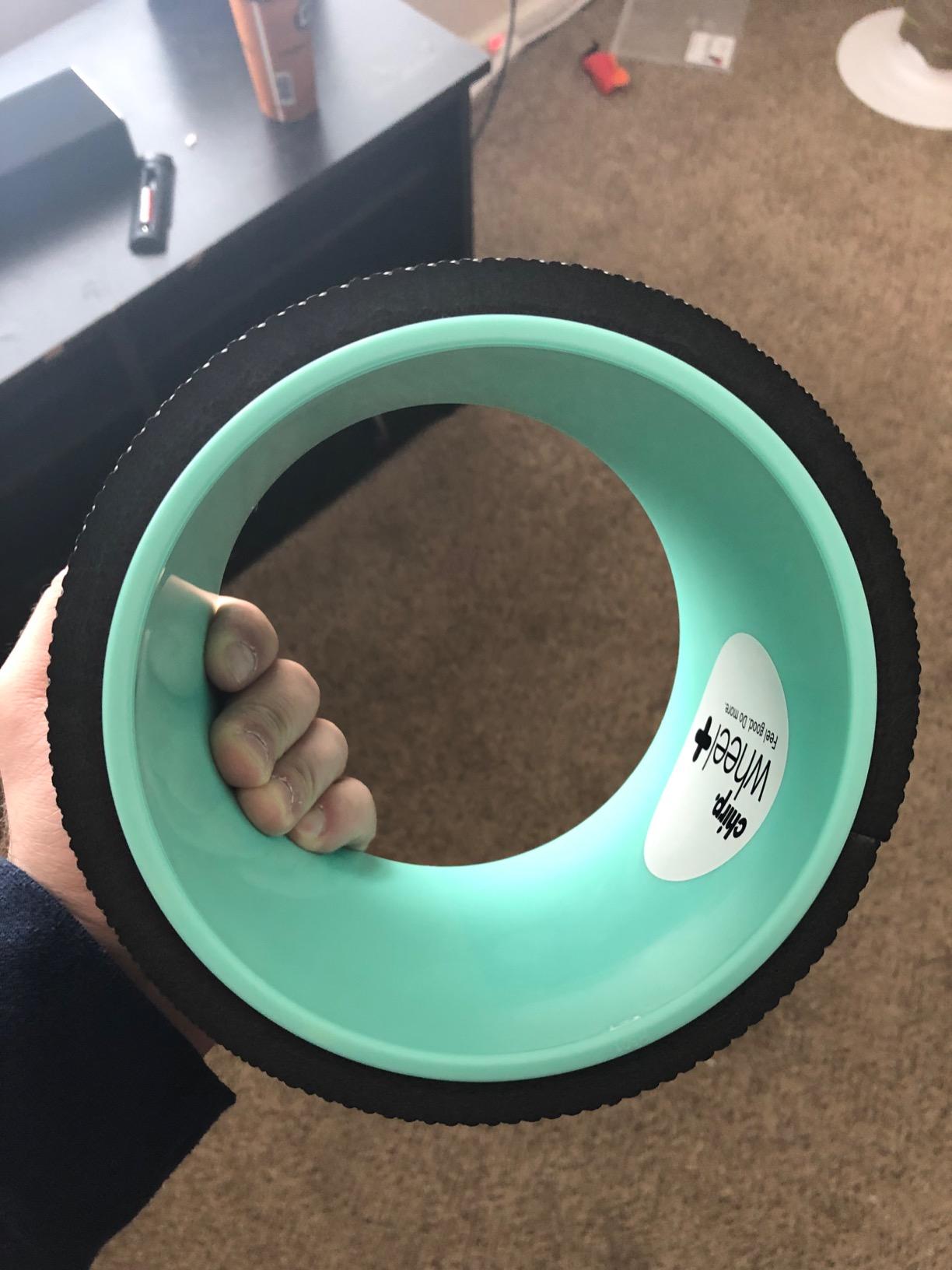 Chirp Wheel+ Foam Roller, Back & Neck Pain Relief, Mint 6-Inch customer photo 1