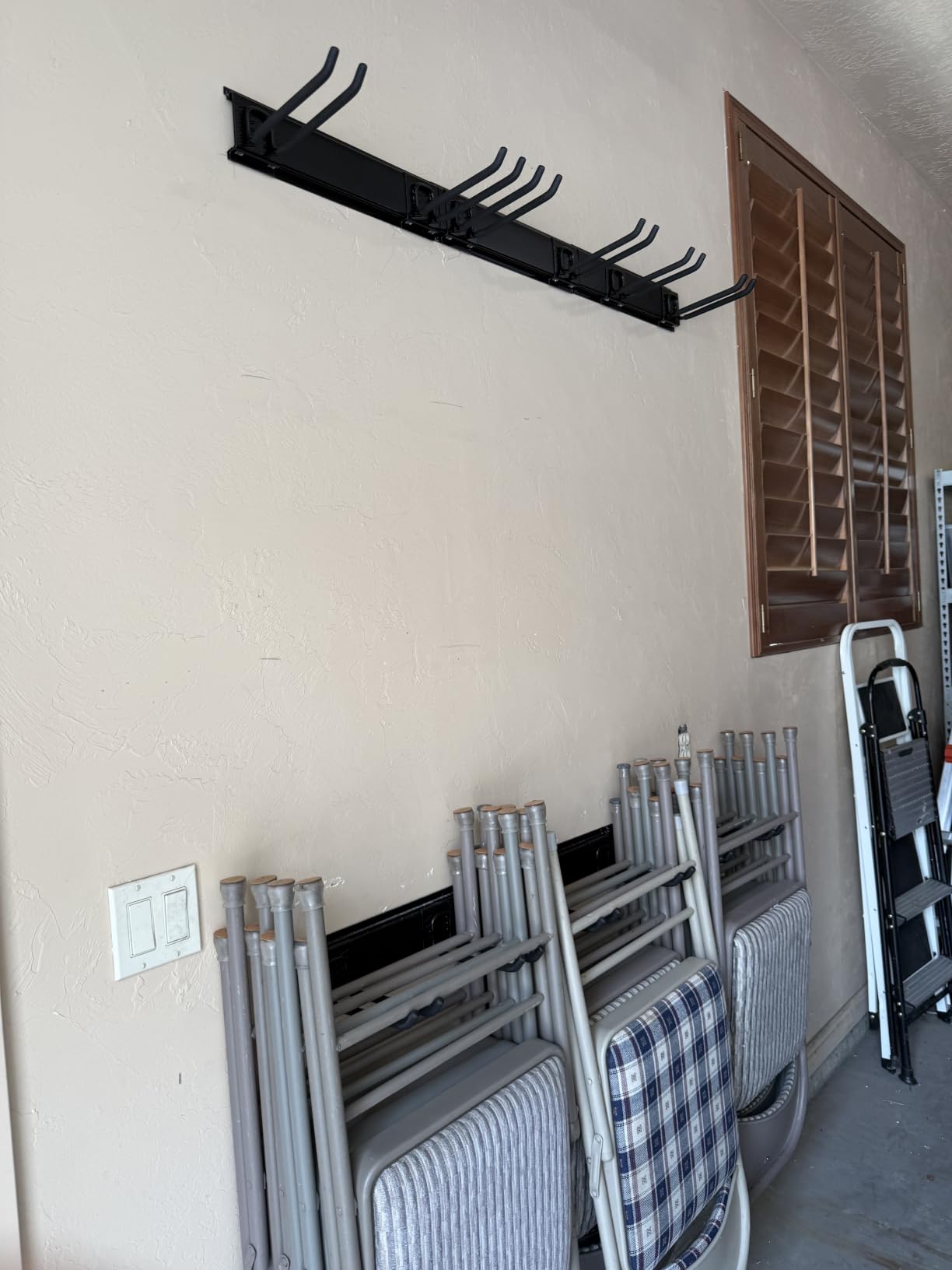 Wallmaster Garage Storage Organization Wall Mount Folding Chair Hangers customer photo 1