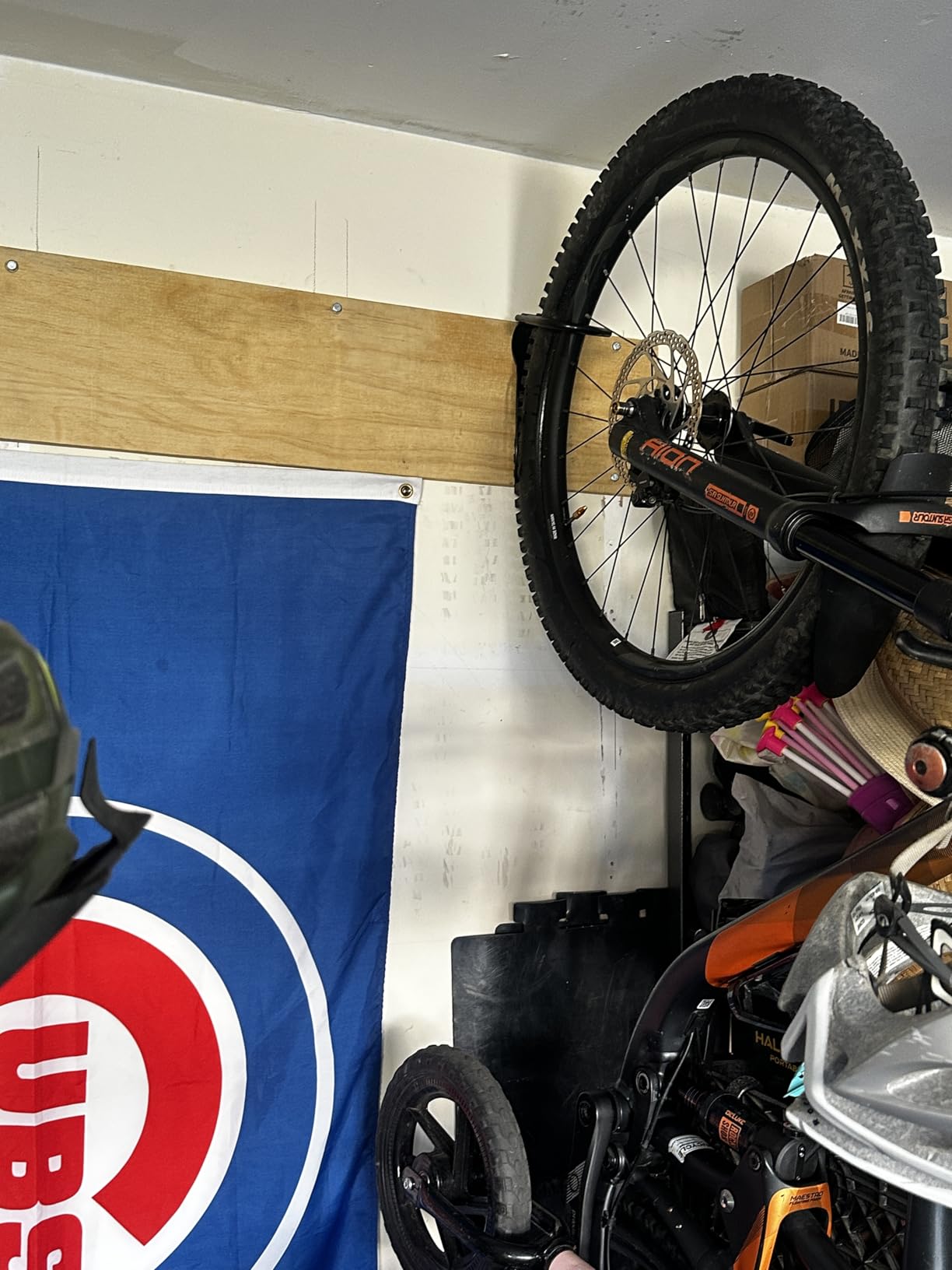 Wallmaster Bike Storage Rack for Garage, Wall Mount Bicycles Hanger customer photo 1