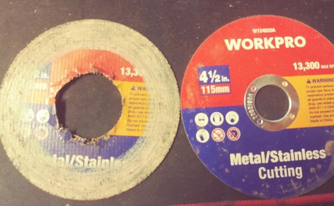 WORKPRO 4-1/2 x 7/8 Inch Cut-Off Wheels, 20 Pack Thin Metal Cutting Discs customer photo 2