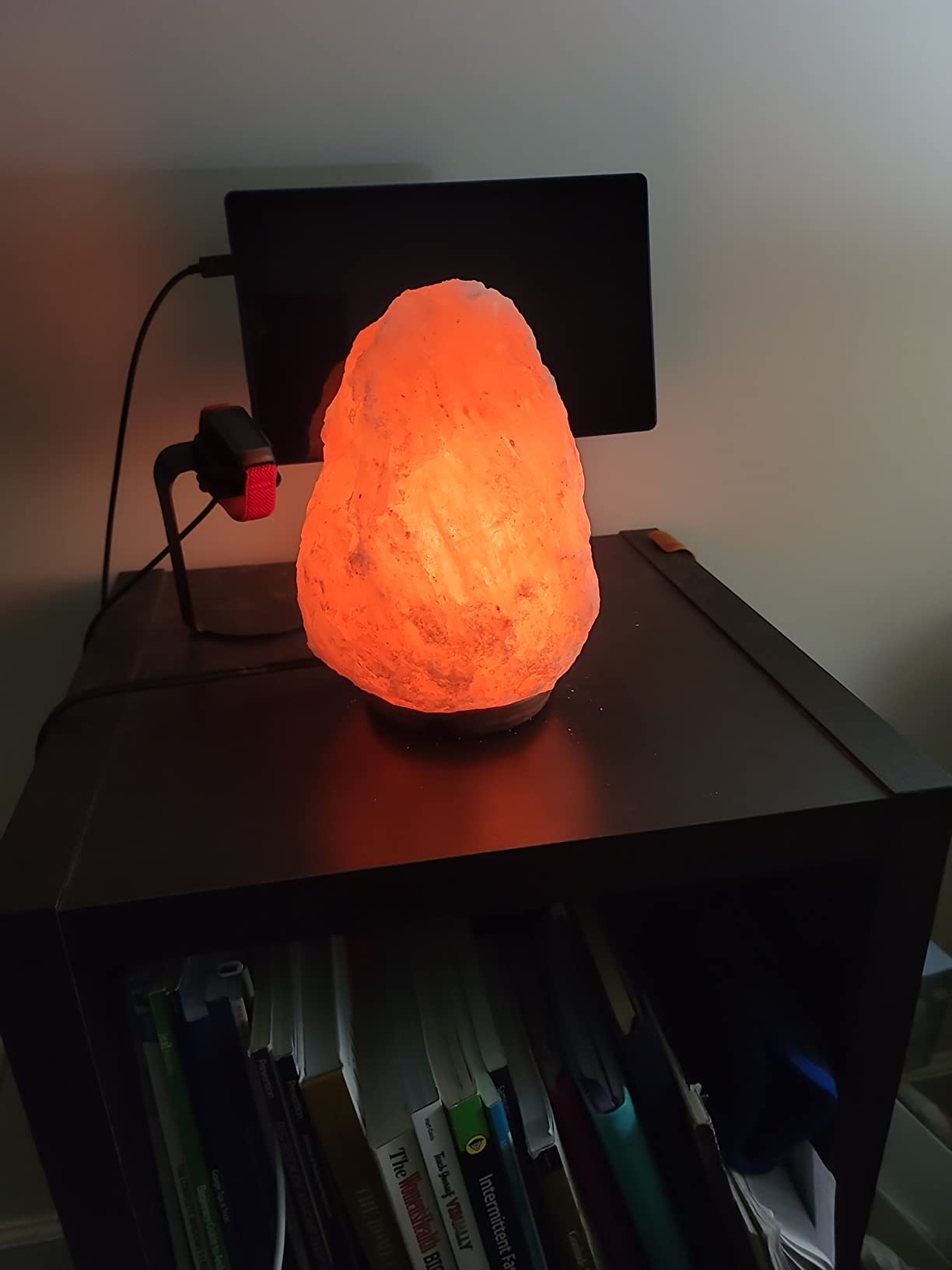 LN-02 Himalayan Pink Crystal Rock Salt Lamp 4~7 lbs with Dimmer Control Switch, Quality Gift Packaging customer photo 1