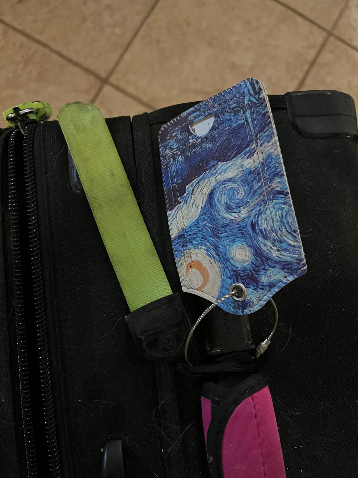 Fintie Luggage Tags Privacy Cover ID Label for Travel Bag Suitcase customer photo 2