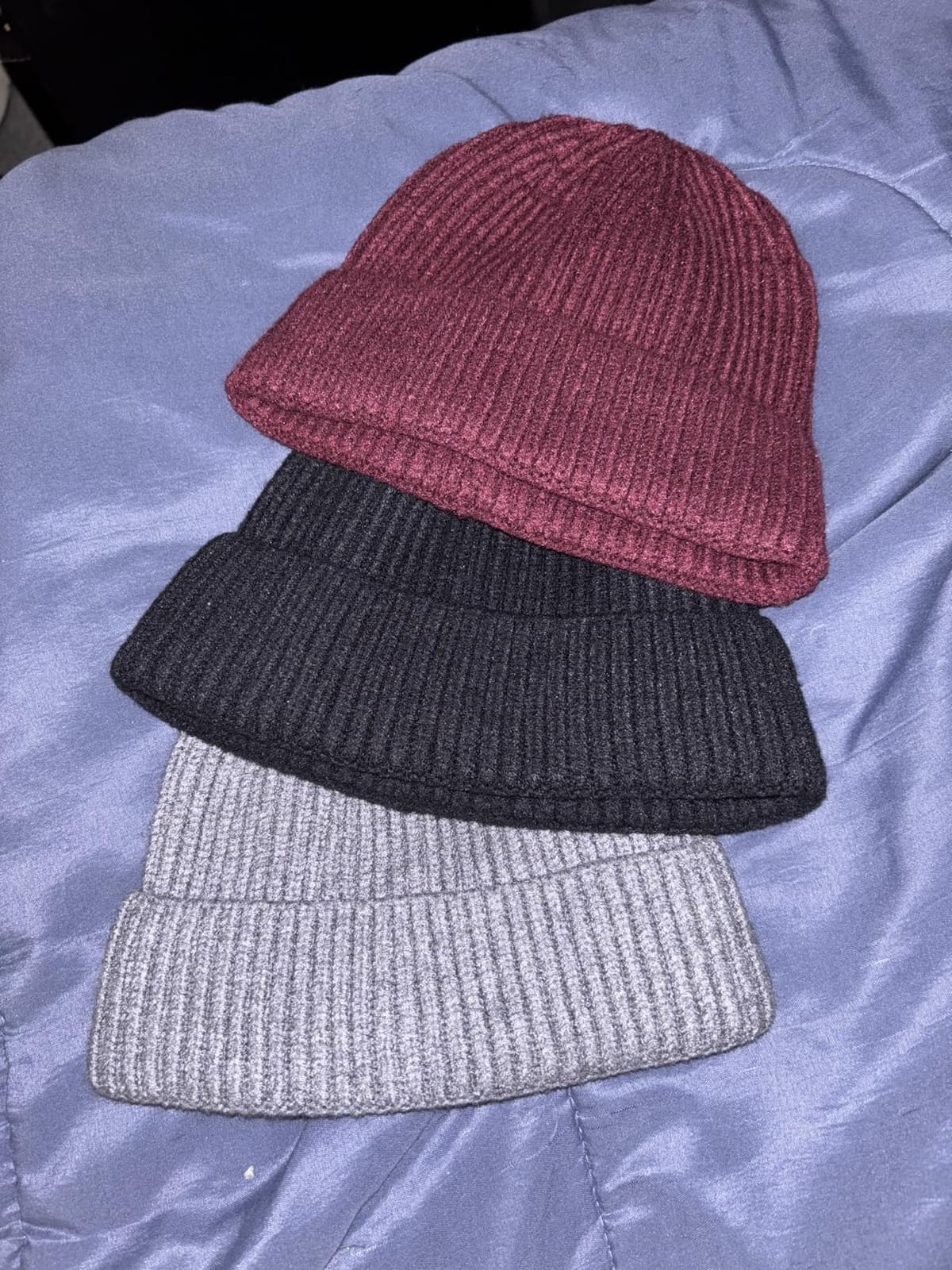 ROYBENS Swag Wool Knit Cuff Short Fisherman Beanie for Men Women Winter Hat customer photo 2