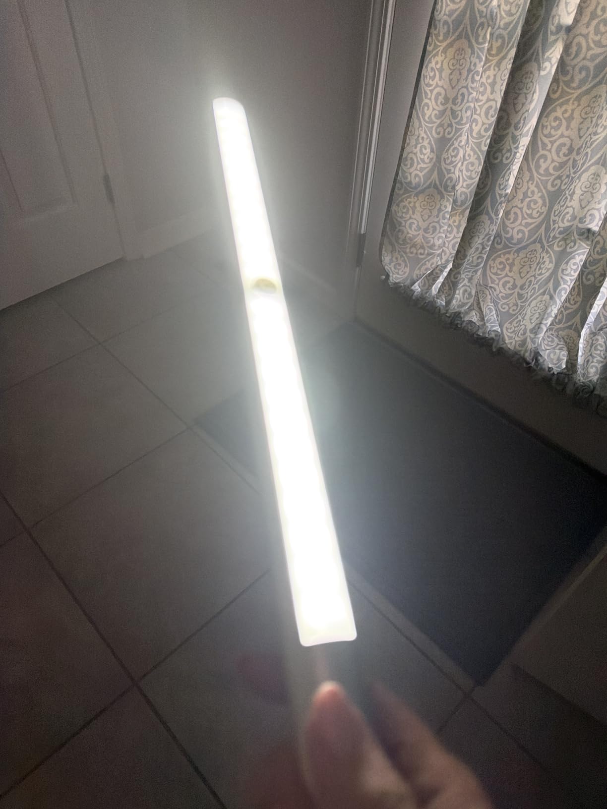 BLS LED Closet Light, Motion Sensor Light Indoor, Large 4500mAh Rechargeable Battery Powered, Wireless Under Cabinet Lighting for Closet/Kitchen/Stair, 180 Days Battery Time, 6000K Cool White, 1 Pack customer photo 2