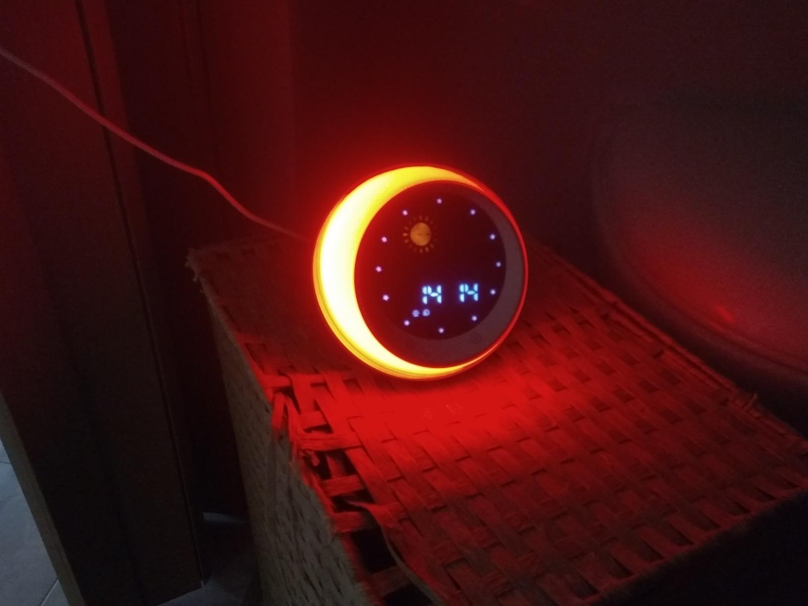 Sun & Moon Rise Kids Alarm Clock, Children's Sleep Trainer customer photo 2