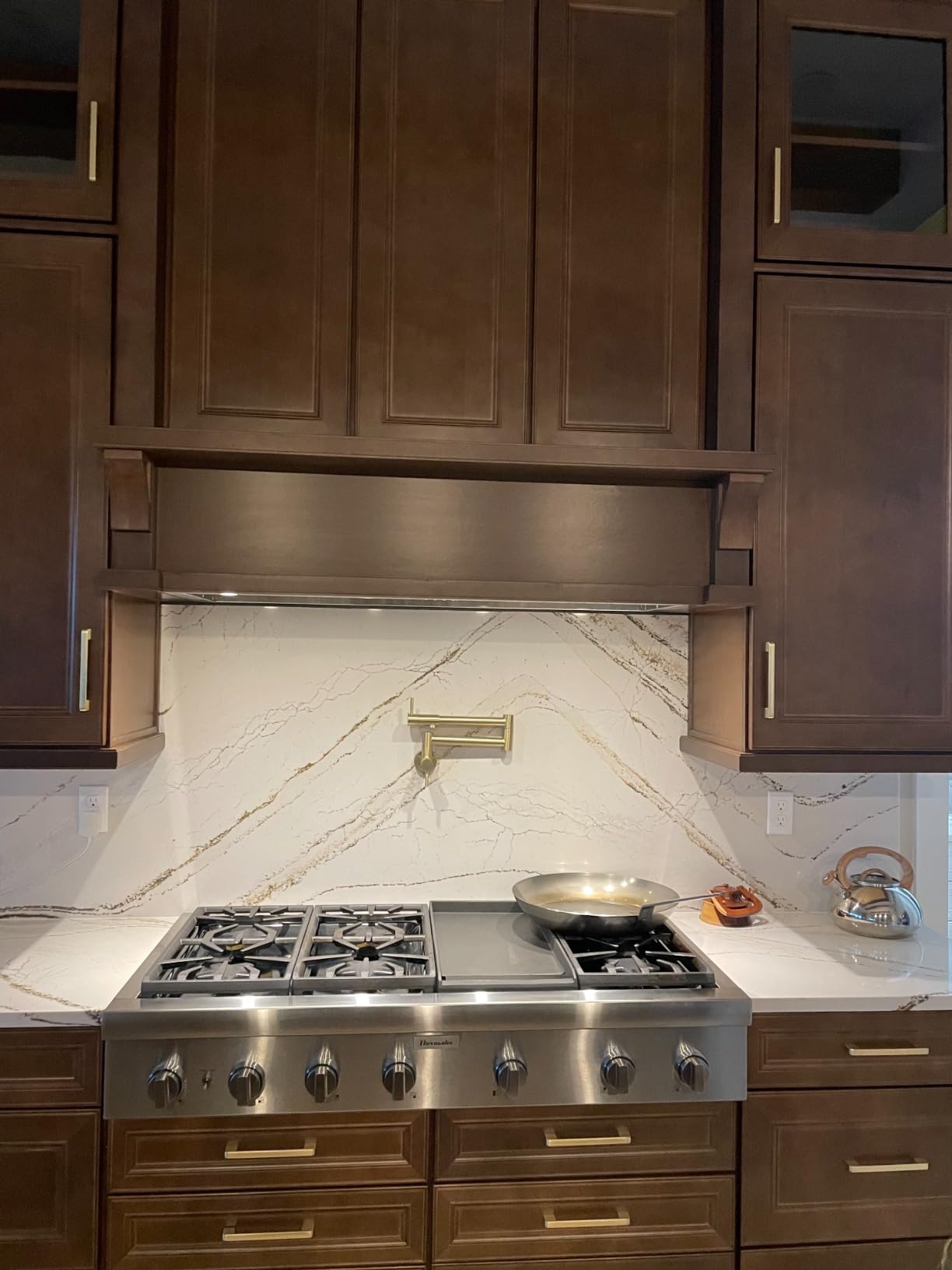 CT Copper Tailor 48 Inch Built-in Range Hood Vent Insert, 1150 CFM, Ducted | Stainless Steel Kitchen Hood, 4-Speed Exhaust Fan, LED Lights, Dishwasher-safe Baffle Filters customer photo 1