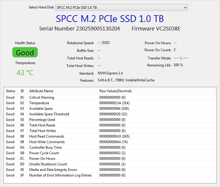 Silicon Power 1TB - NVMe M.2 PCIe Gen3x4 2280 SSD (SP001TBP34A60M28) customer photo 1