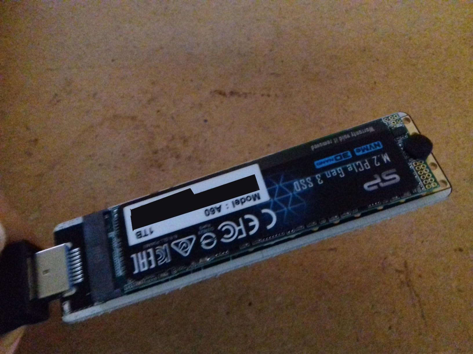 Silicon Power 1TB - NVMe M.2 PCIe Gen3x4 2280 SSD (SP001TBP34A60M28) customer photo 1