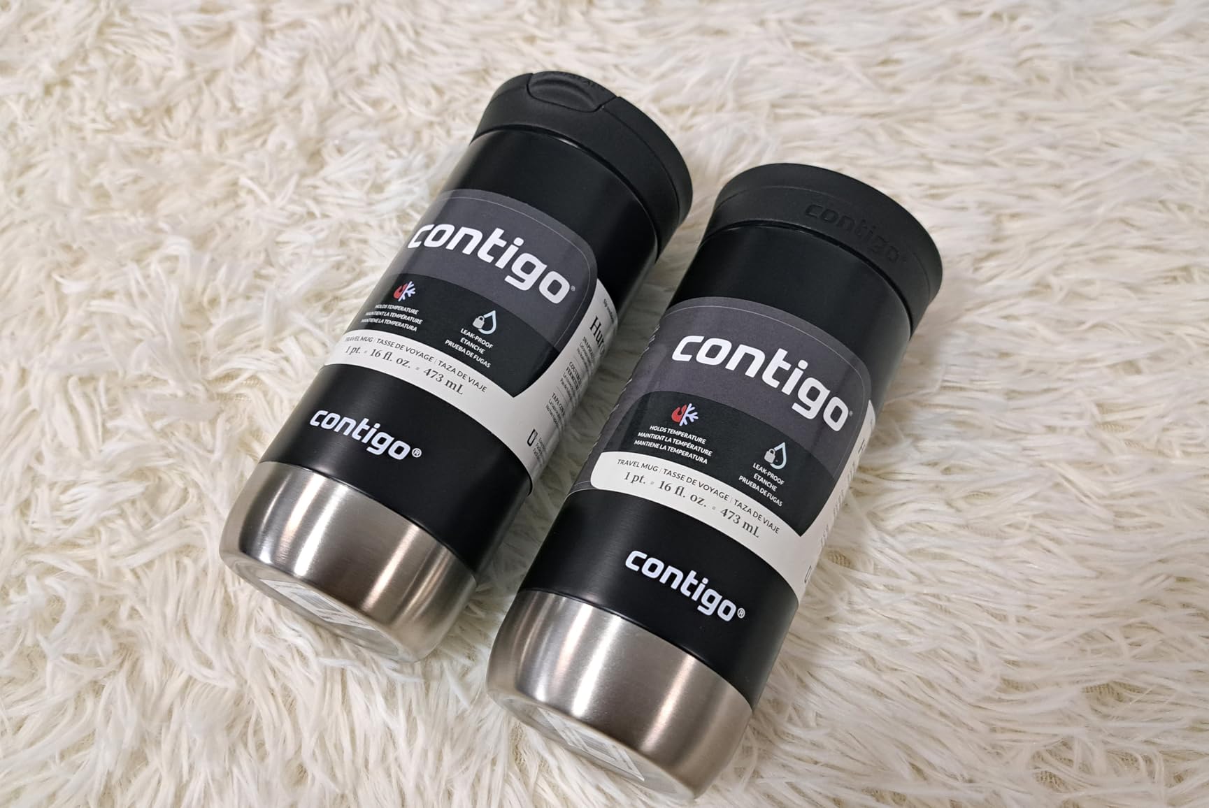 Contigo HuronTravel Mug Screw Cap Stainless Steel Drinking Cup customer photo 2