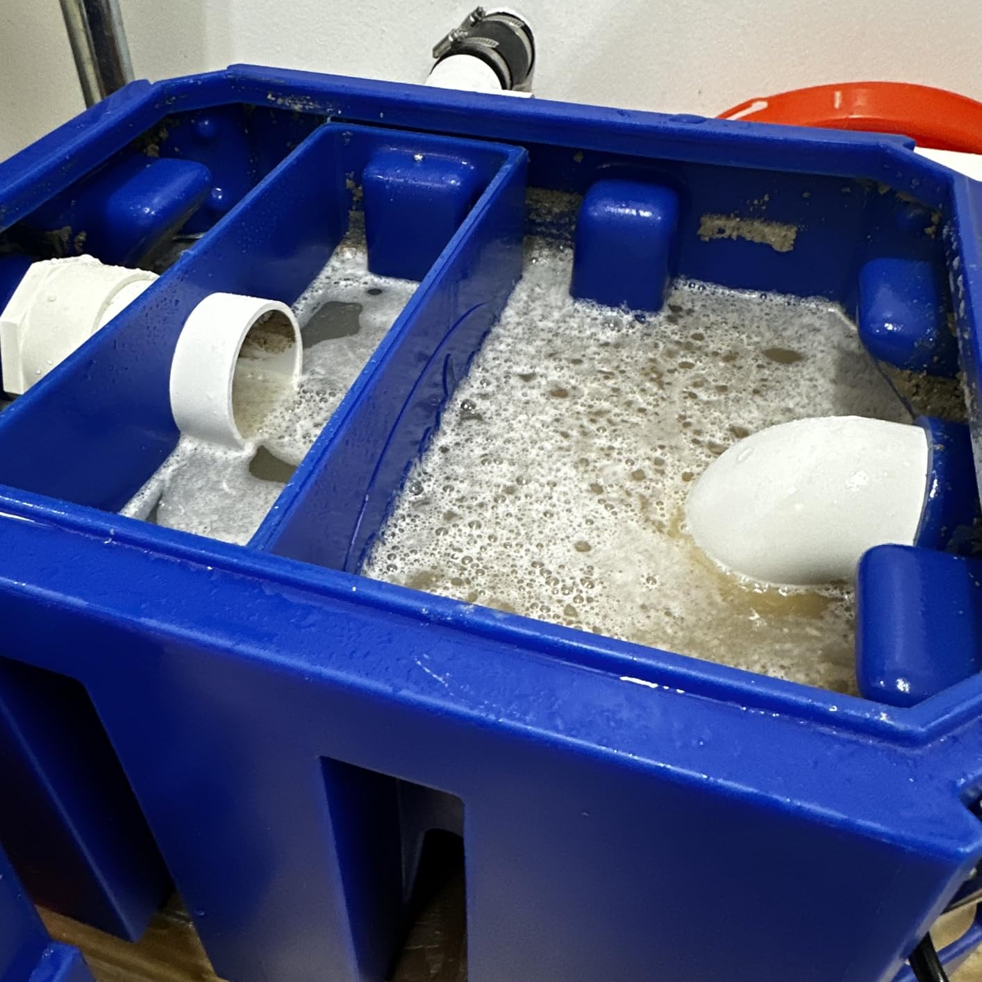 Beseder Grease Trap Interceptor 4 GPM Plastic for Home, Cafe, Restaurant customer photo 2