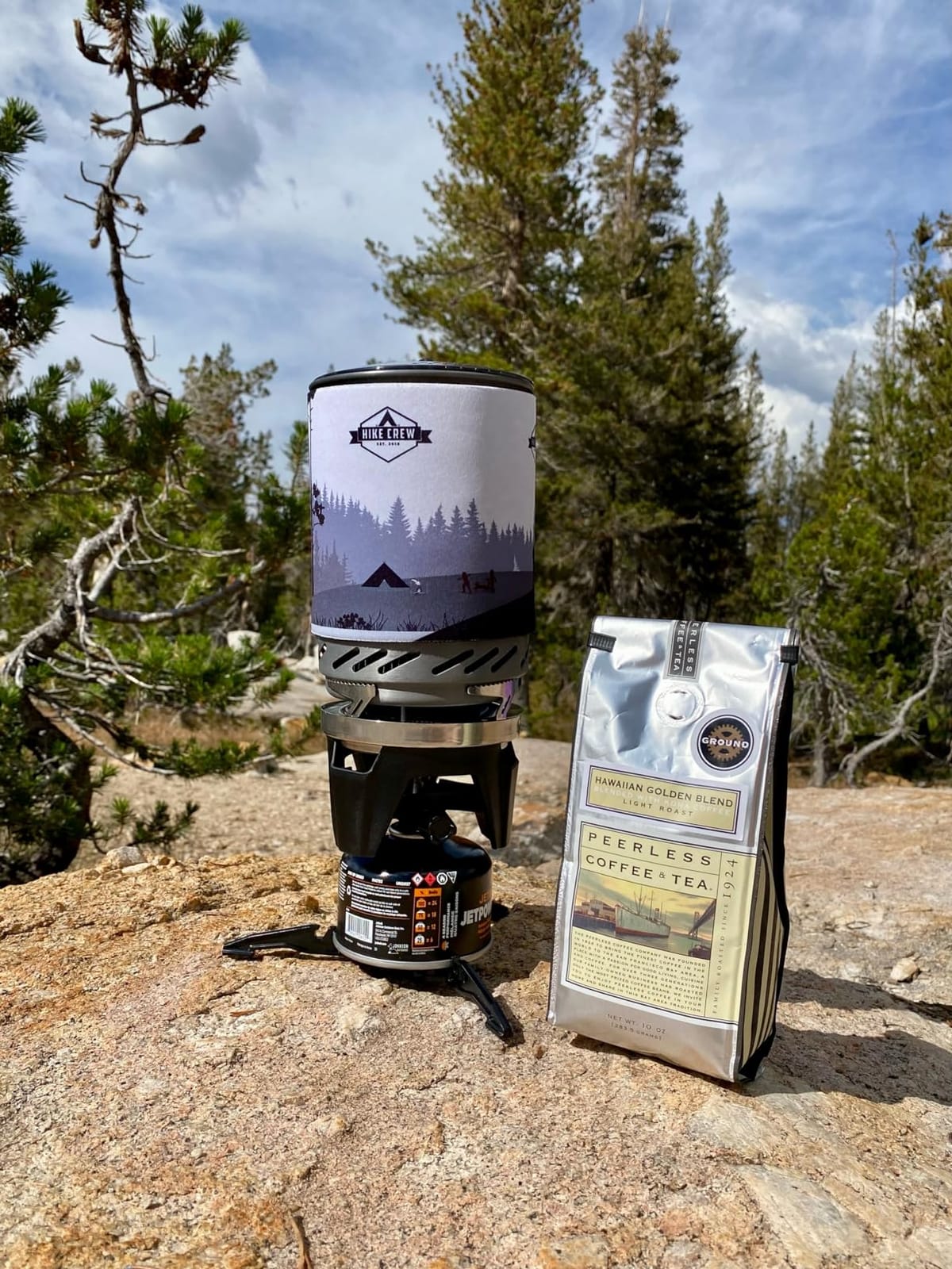 HikeCrew Portable Gas Powered Stove top & Cooking System, Compact Camping Cooktop with 1L Pot, Silicone Lid, Folding Handle & Carry Bag, Perfect for Camping, Hiking, Backpacking, Survival & Emergenc customer photo 2