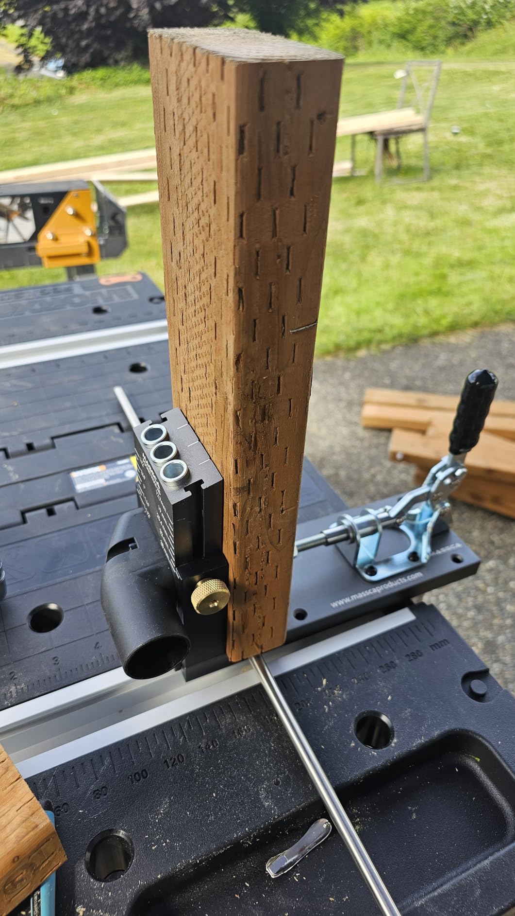 Massca Pro M2 Pocket Hole Jig, Aluminum Woodworking Tools for Wood Joinery customer photo 1
