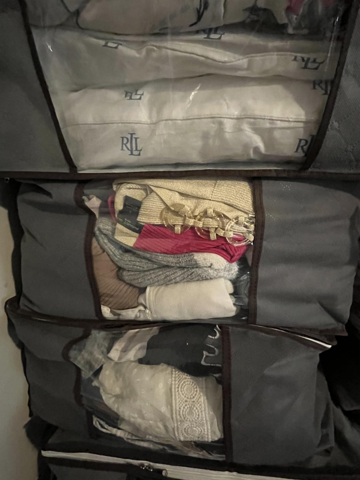 90L Large Storage Bags, 6 Pack Clothes Storage Bins Closet Organizers customer photo 1