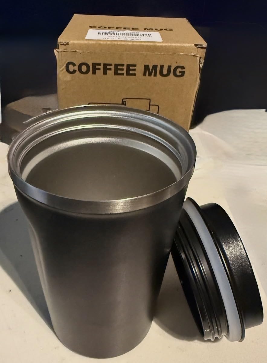 CS COSDDI 12 oz Coffee mug - Stainless Steel Coffee Cup with Leakproof Lid customer photo 1