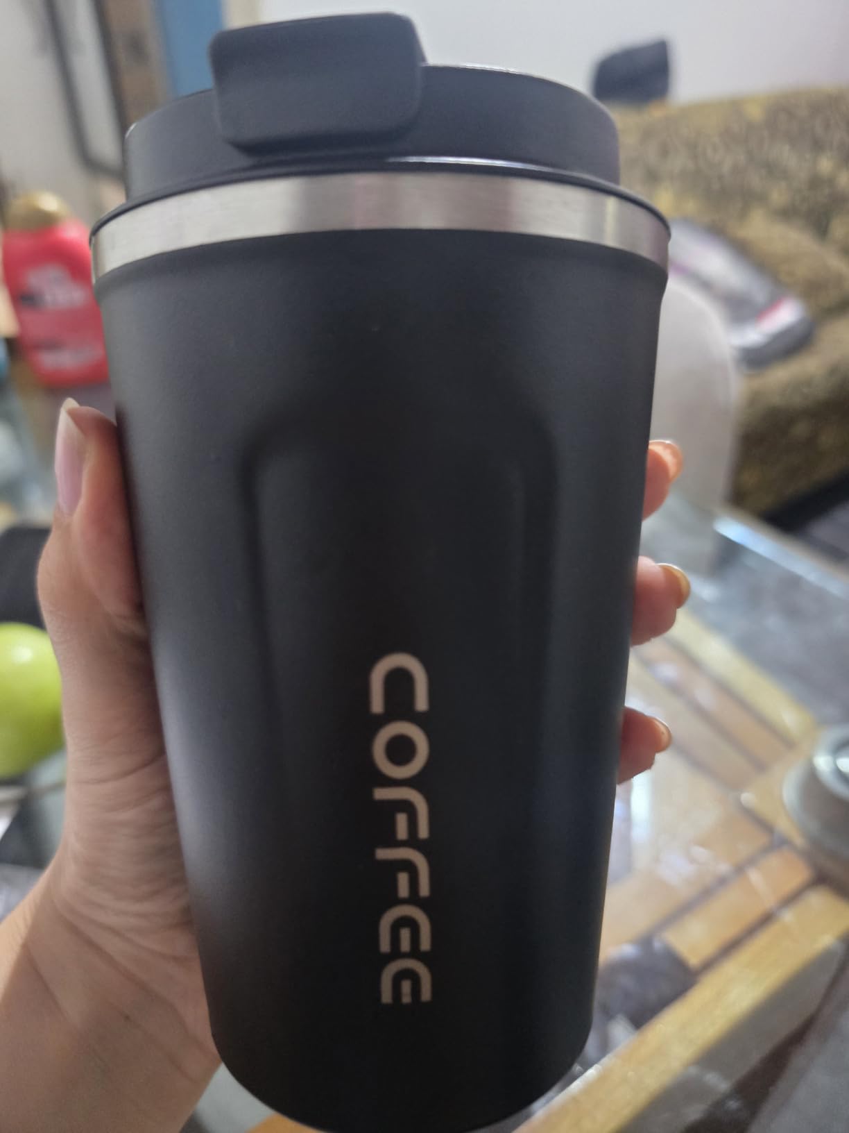 CS COSDDI 12 oz Coffee mug - Stainless Steel Coffee Cup with Leakproof Lid customer photo 1