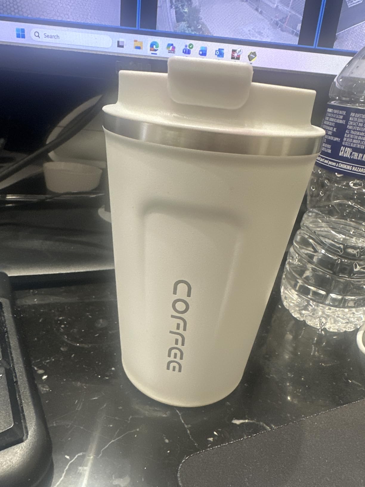 CS COSDDI 12 oz Coffee mug - Stainless Steel Coffee Cup with Leakproof Lid customer photo 2