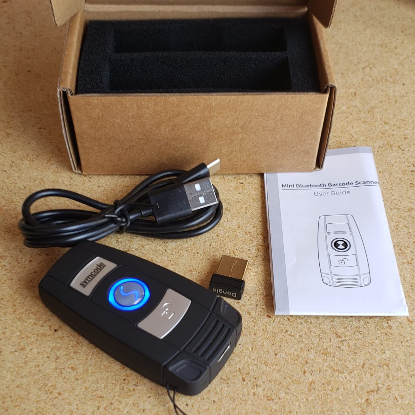 Bluetooth Barcode Scanner with Battery Level Indicator QR Bar Code Reader, 2.4G Wireless & USB Wired Barcode Scanner Connect Phone, PC, Work with Windows, Mac,Android, iOS, for Store, Warehouse customer photo 2