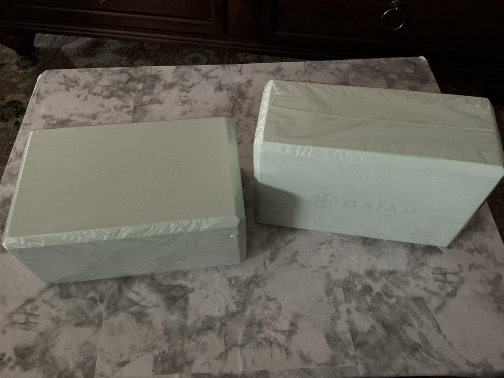 Gaiam Yoga Block - Supportive Latex-Free Eva Foam - Soft Non-Slip Surface with Beveled Edges for Yoga, Pilates, Meditation customer photo 2